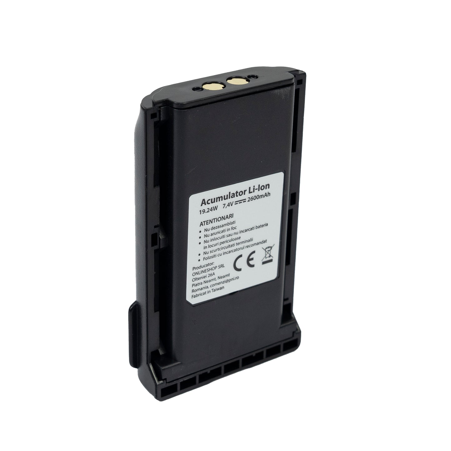 Acumulator PNI PB-HP72, Li-Ion, 2600mAh, pentru statia radio CB PNI Escort HP 72