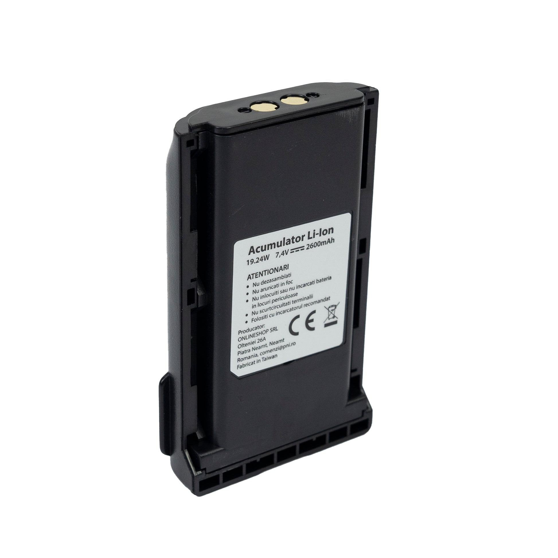 Acumulator PNI PB-HP72, Li-Ion, 2600mAh, pentru statia radio CB PNI Escort HP 72