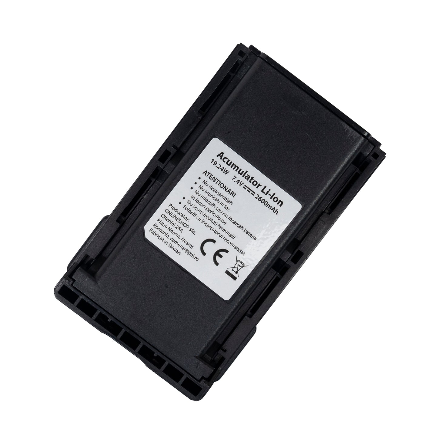 Acumulator PNI PB-HP72, Li-Ion, 2600mAh, pentru statia radio CB PNI Escort HP 72