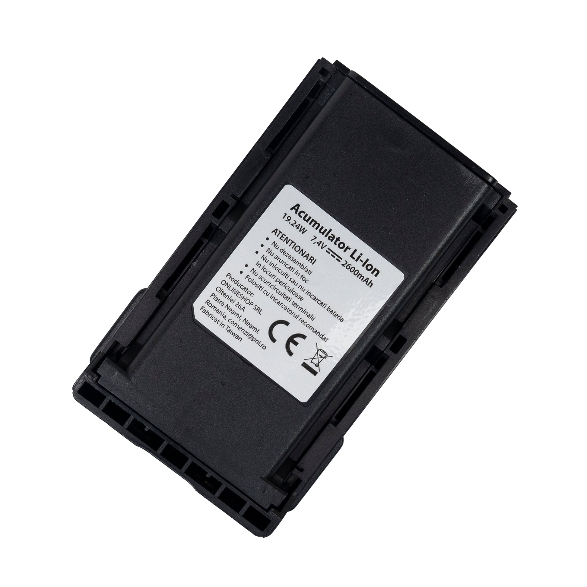 Acumulator PNI PB-HP72, Li-Ion, 2600mAh, pentru statia radio CB PNI Escort HP 72