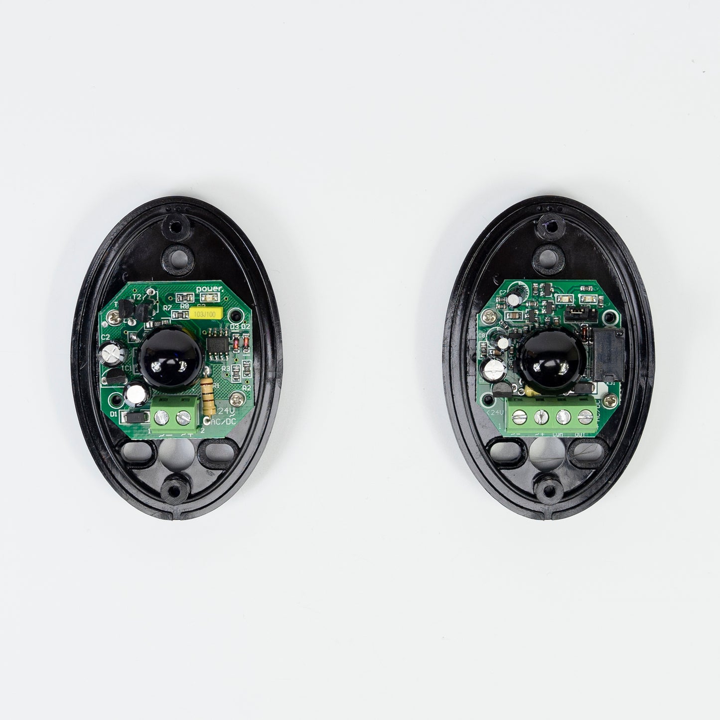 Fotocelule PNI CEL130, 1.92KHz, 12-24V, pentru porti autoportante, IP55, negru, 2 bucati