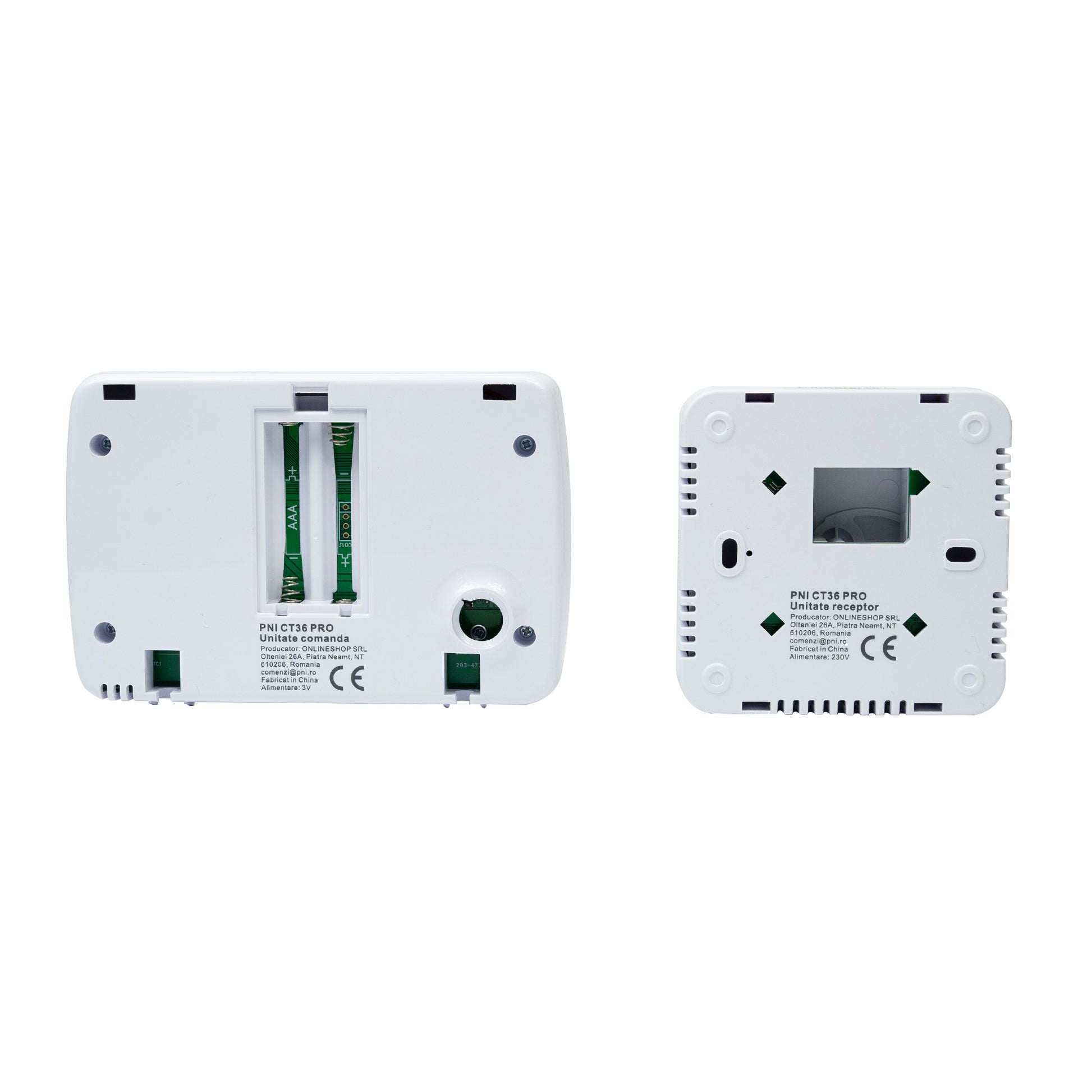 Termostat inteligent PNI CT36 PRO fara fir, histerezis  ± 0.1°C WiFi 2.4GHz, control prin Internet APP TuyaSmart, regim iarna-vara, pentru centrale termice