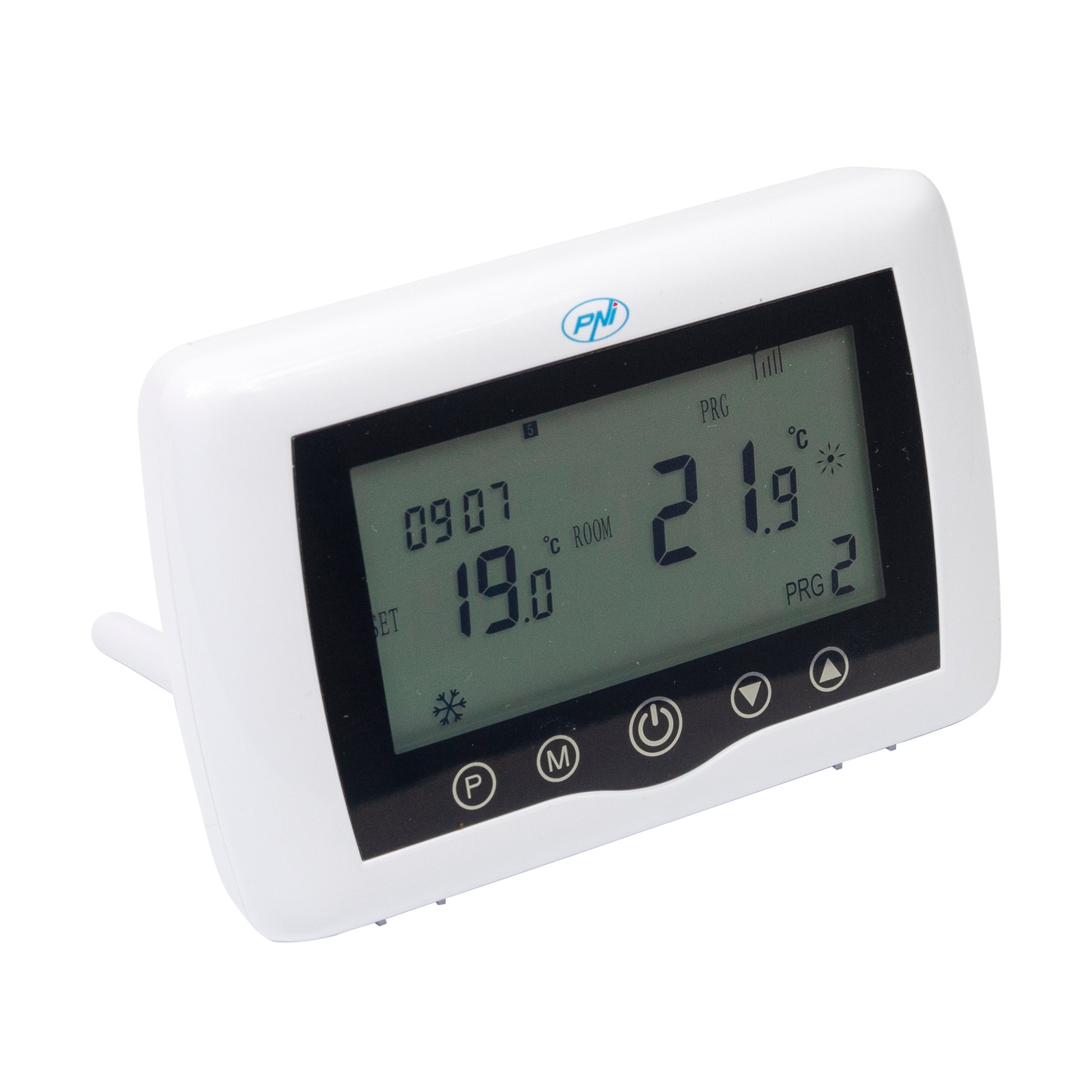 Termostat inteligent PNI CT36 PRO fara fir, histerezis  ± 0.1°C WiFi 2.4GHz, control prin Internet APP TuyaSmart, regim iarna-vara, pentru centrale termice