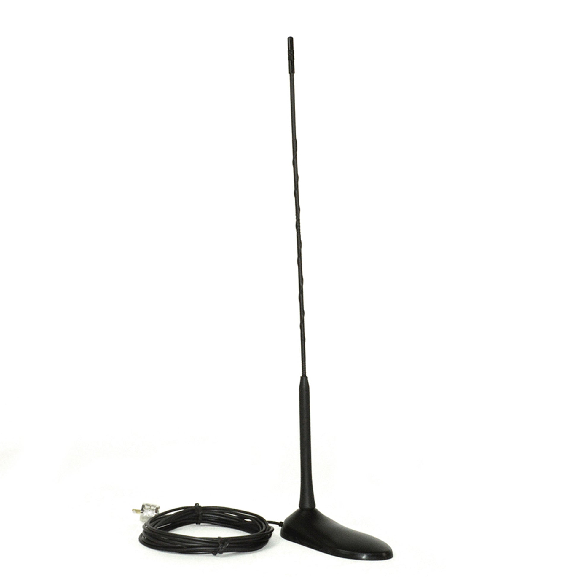 Antena CB PNI Extra 45, cu magnet inclus, lungime 45 cm, SWR 1.0, 26-30MHz, 150W, fibra de sticla