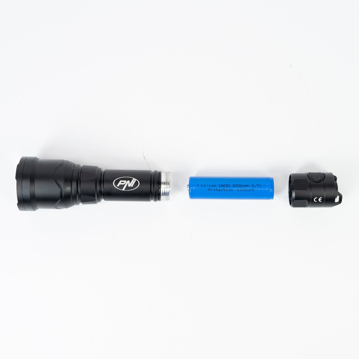 Lanterna PNI Adventure FHTW10, 40m, focus, Li-Ion 3000mAh, 620 lm, pana la 540 m, negru