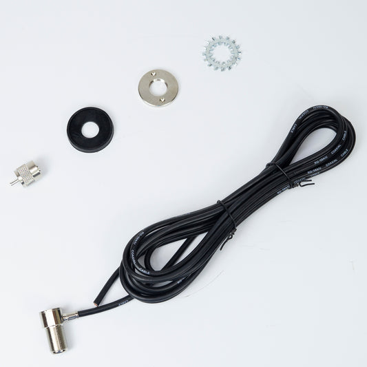 Cablu de legatura PNI T301 pentru antene cu filet include mufa PL259 lungime 4m