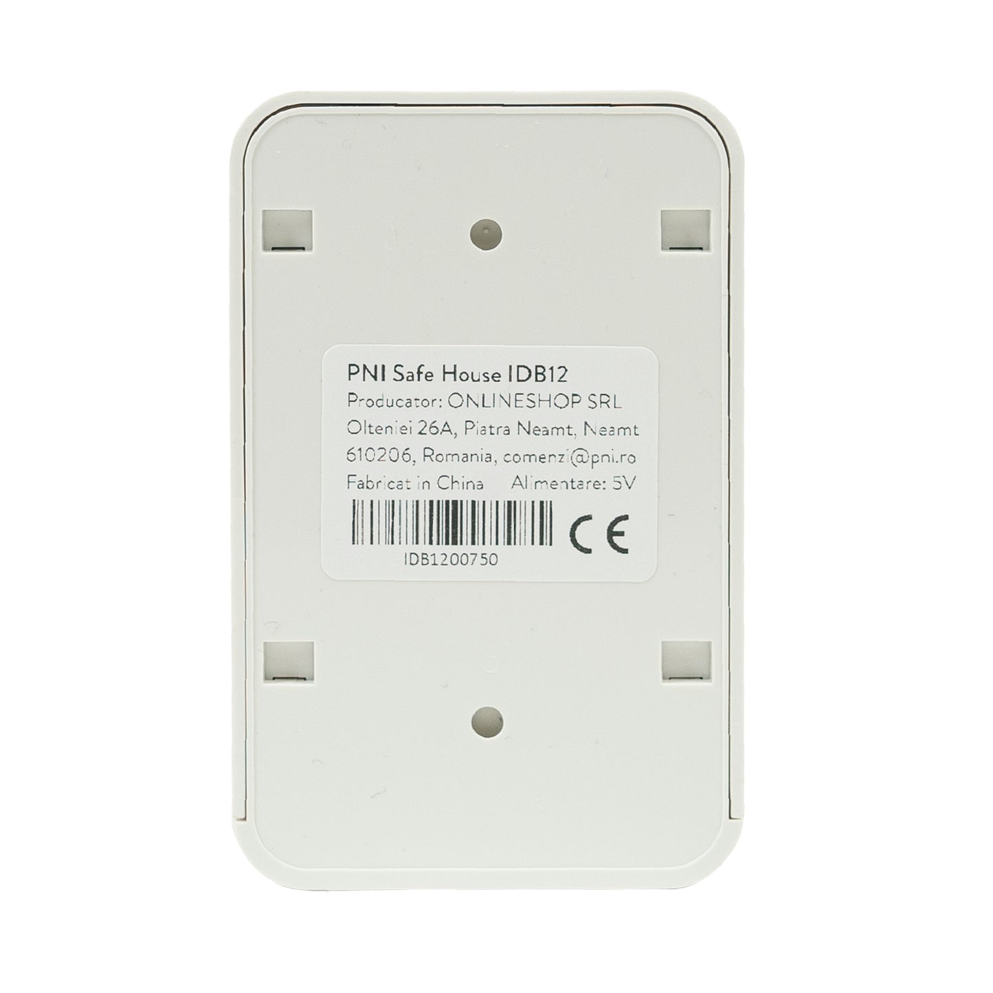 Sonerie video PNI Safe House IDB12 WiFi, vizibilitate noctura, IP54, acumulator incorporat, control din aplicatia Tuya