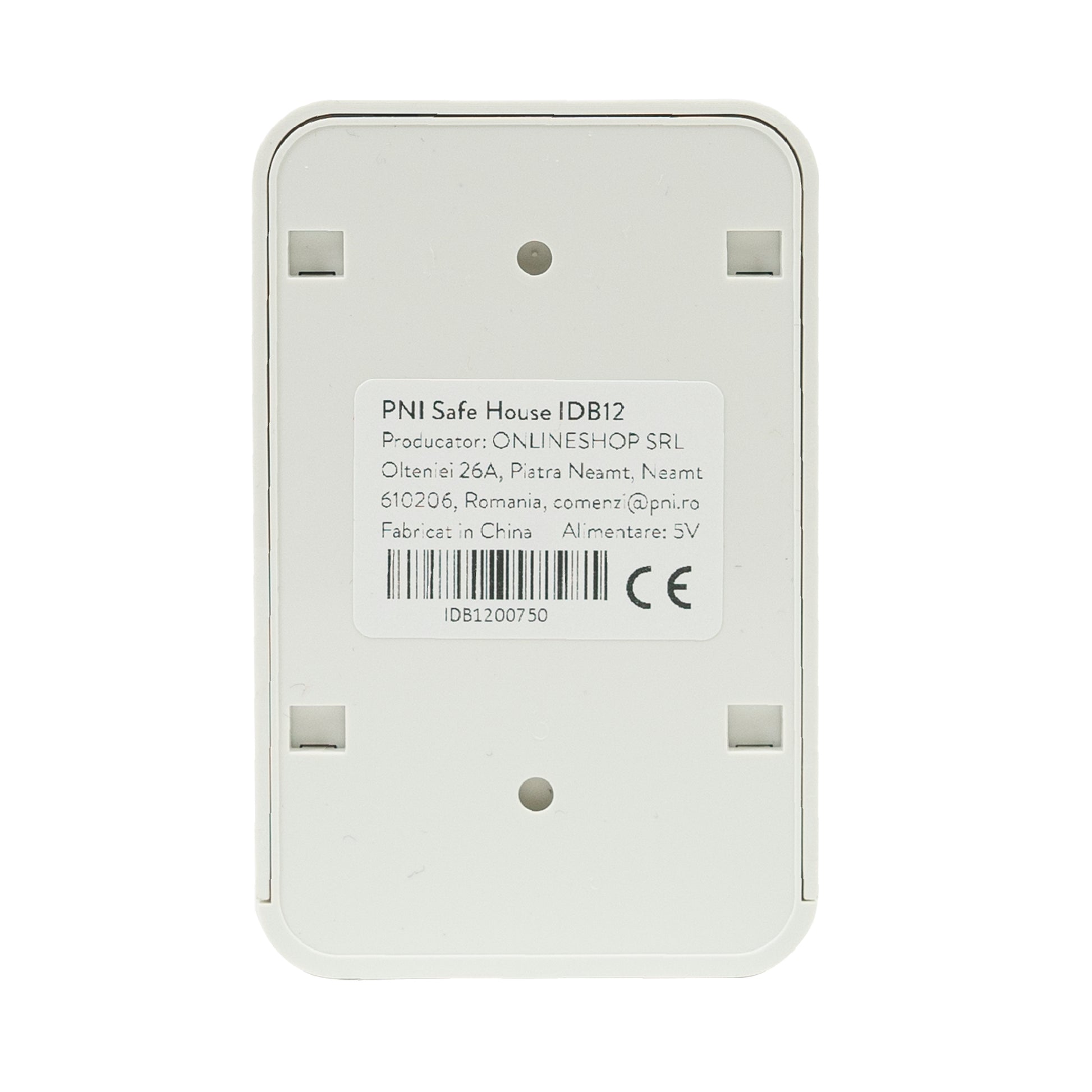 Sonerie video PNI Safe House IDB12 WiFi, vizibilitate noctura, IP54, acumulator incorporat, control din aplicatia Tuya