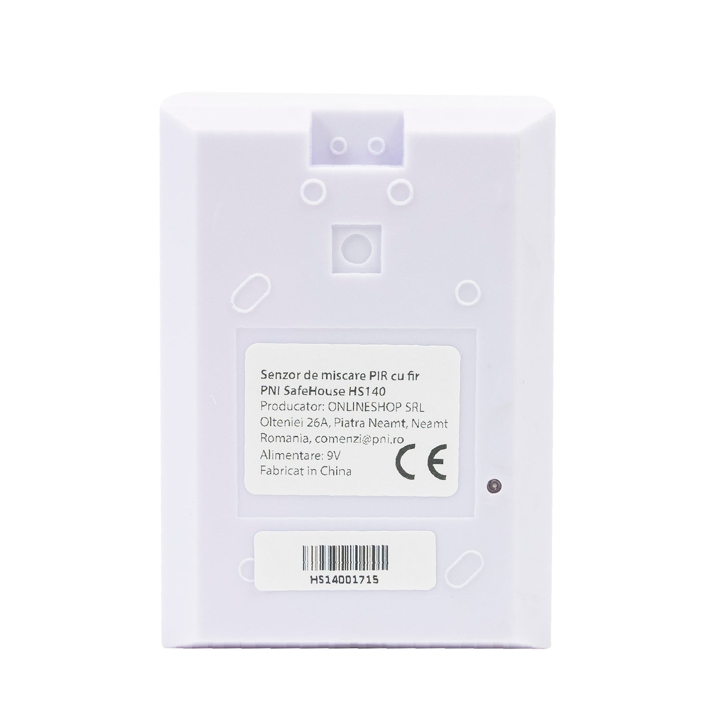 Senzor de miscare PIR cu fir PNI SafeHouse HS140 pentru sisteme de alarma compatibil cu PNI HS600 si PNI HS650