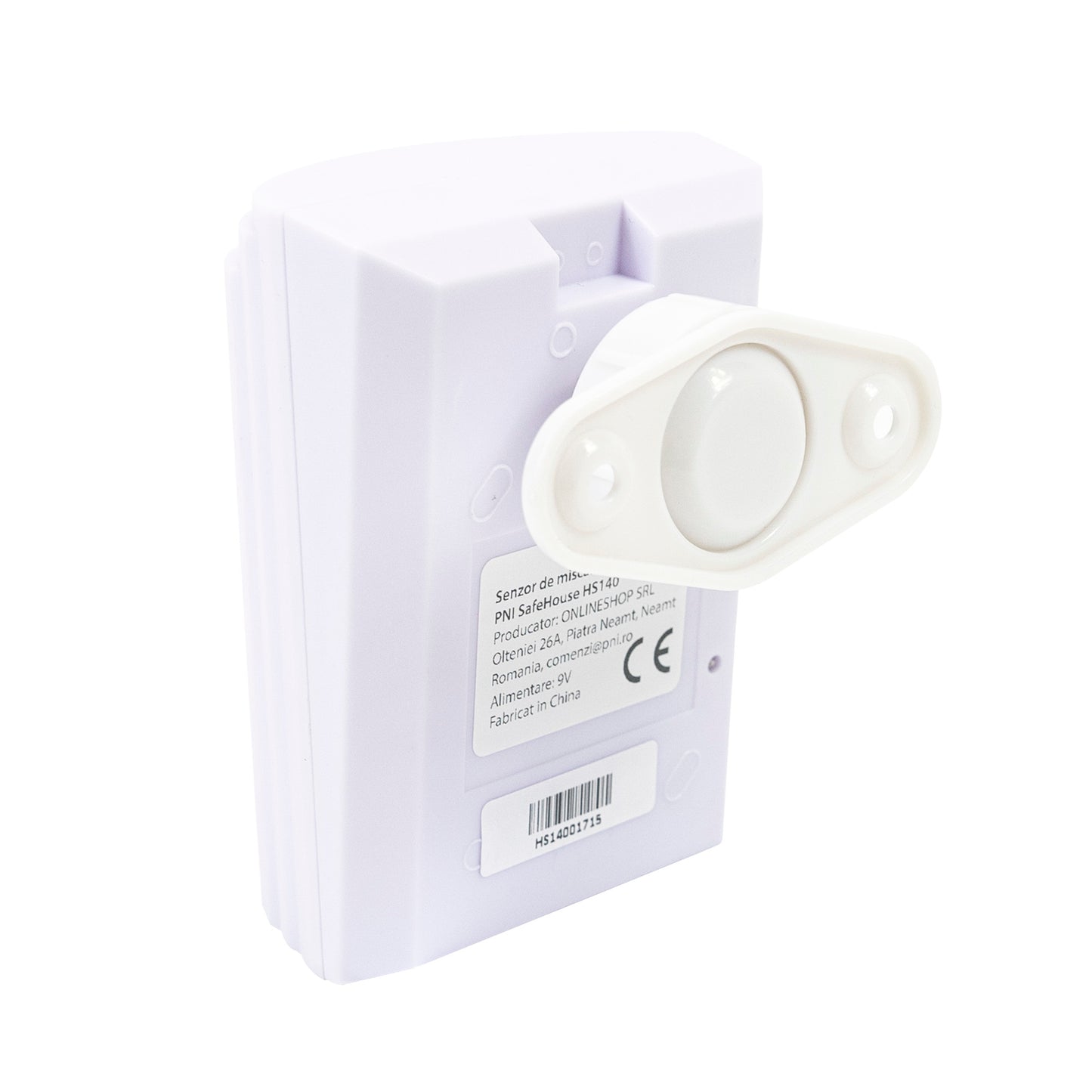 Senzor de miscare PIR cu fir PNI SafeHouse HS140 pentru sisteme de alarma compatibil cu PNI HS600 si PNI HS650