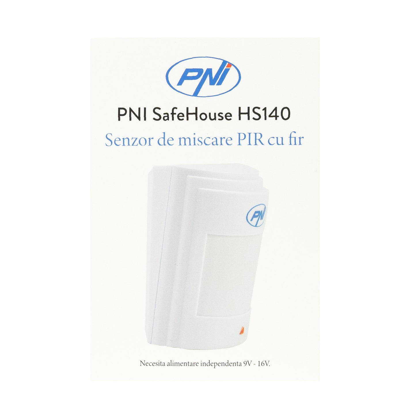 Senzor de miscare PIR cu fir PNI SafeHouse HS140 pentru sisteme de alarma compatibil cu PNI HS600 si PNI HS650