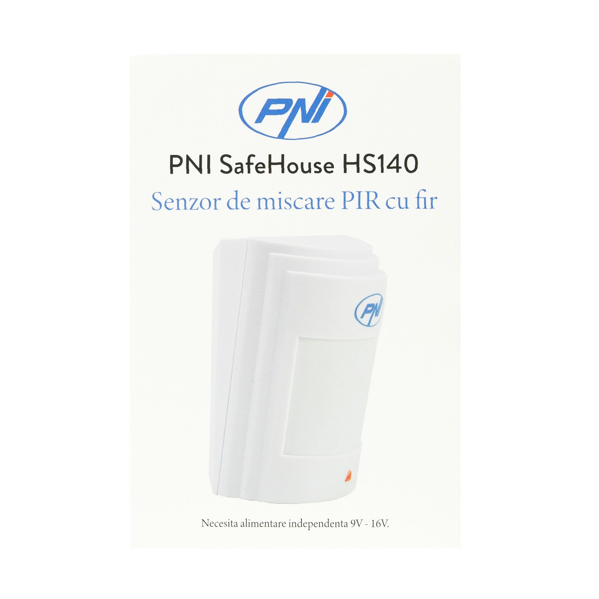 Senzor de miscare PIR cu fir PNI SafeHouse HS140 pentru sisteme de alarma compatibil cu PNI HS600 si PNI HS650