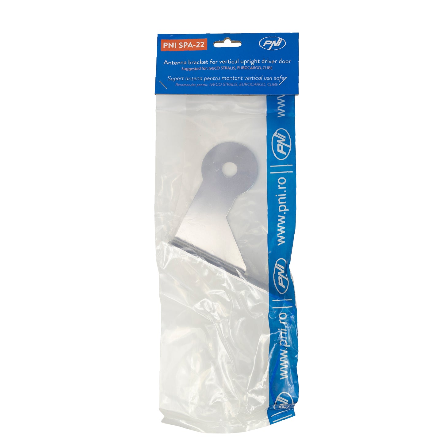 Suport antena PNI SPA-22 pentru montant vertical usa sofer, recomandat pentru IVECO STRALIS, EUROCARGO, CUBE
