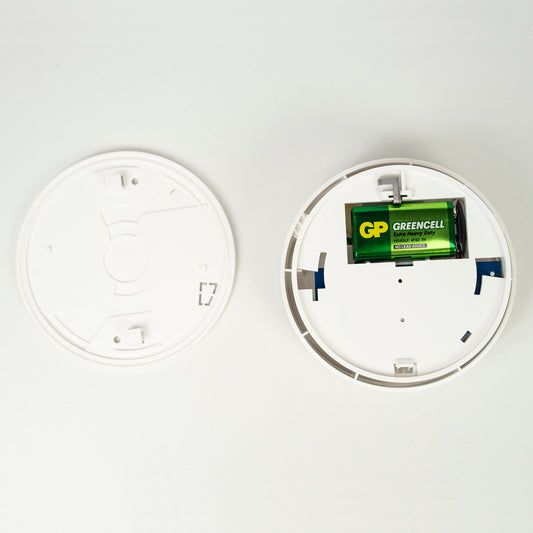 Senzor de fum PNI A443W  cu Wi-Fi, control din aplicatia Tuya Smart, alimentare baterie 9V, 85dB, alarma sonora si vizuala, alarma silentioasa