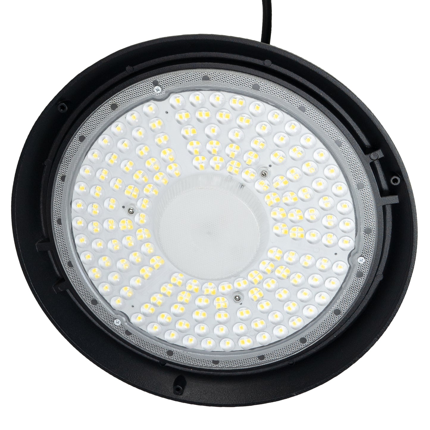 Spot LED PNI D-Light 2200W  tip High Bay, 200W, 27000lm, 6500K, alimentare 230 V, IP65, pentru iluminat industrial in spatii cu inaltime mare