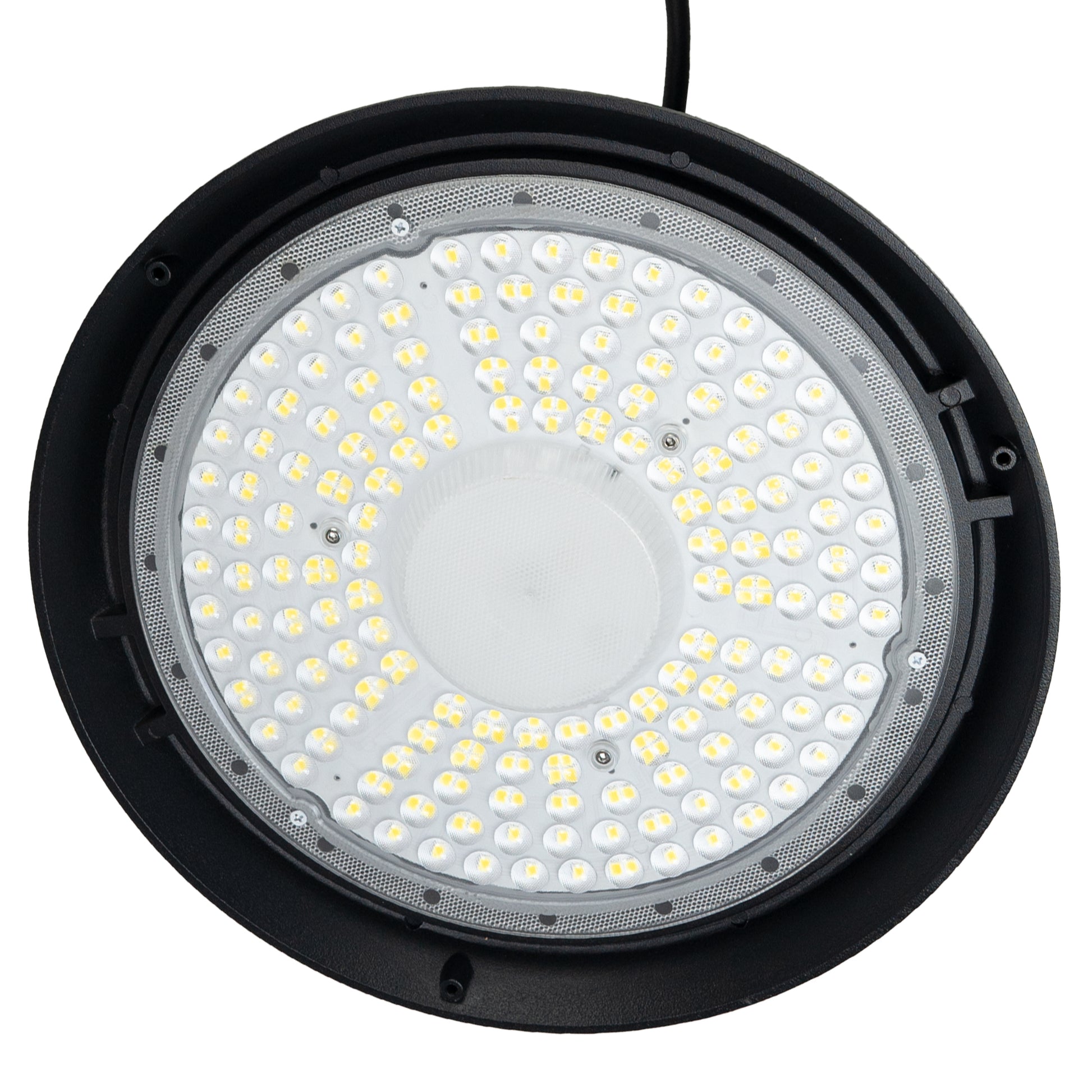Spot LED PNI D-Light 2200W  tip High Bay, 200W, 27000lm, 6500K, alimentare 230 V, IP65, pentru iluminat industrial in spatii cu inaltime mare