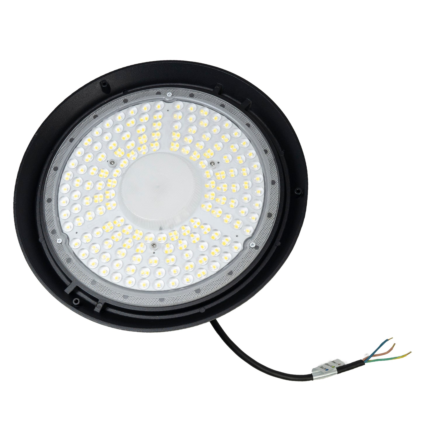 Spot LED PNI D-Light 2200W  tip High Bay, 200W, 27000lm, 6500K, alimentare 230 V, IP65, pentru iluminat industrial in spatii cu inaltime mare