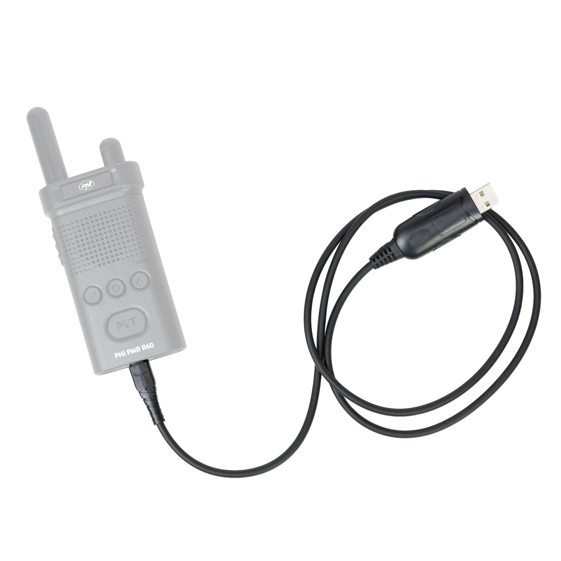 Cablu de programare pe PC model PNI PSR60 pentru statii radio PNI PMR R60, PNI DMR R45