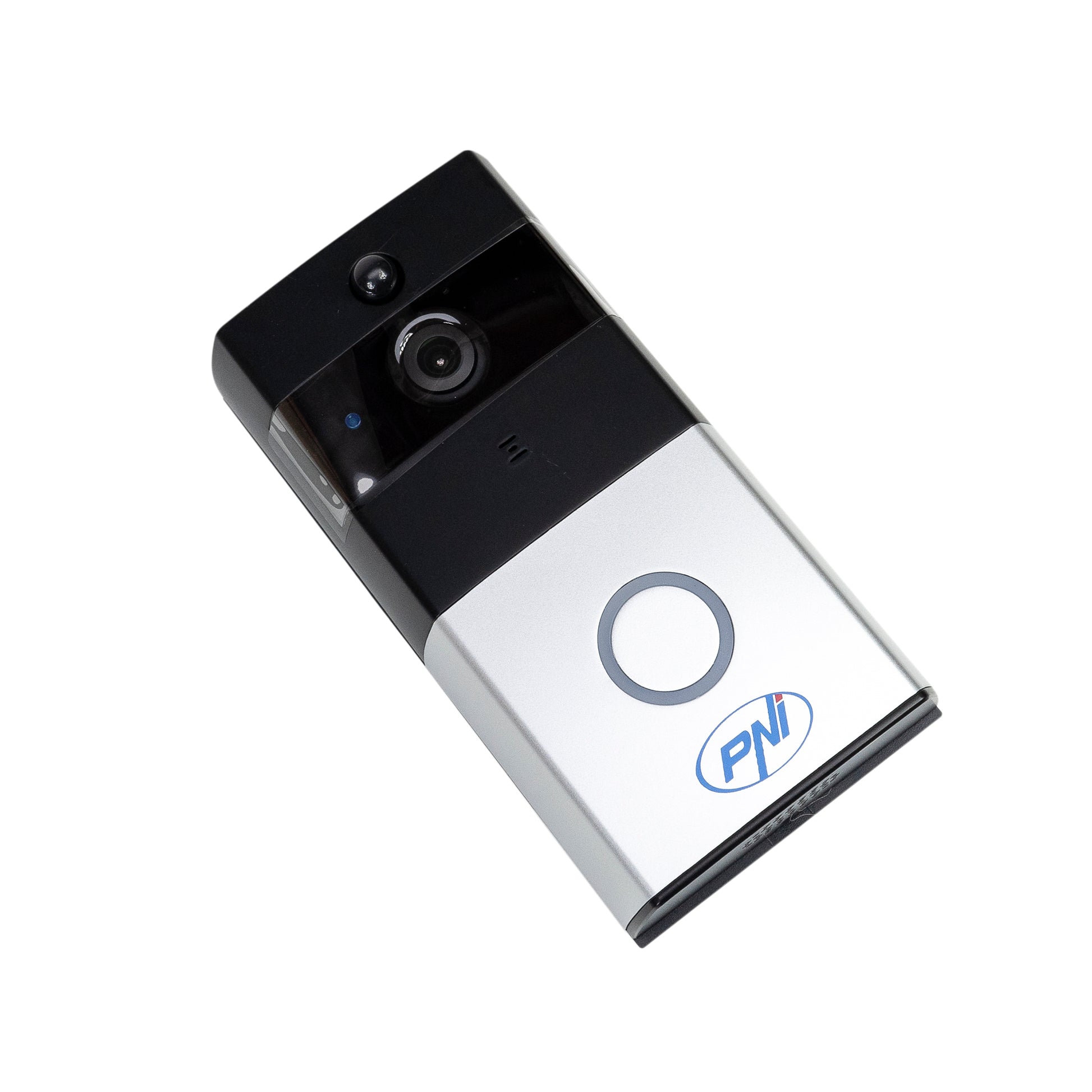 Interfon video inteligent PNI SafeHome PT710B, WiFi, HD, P2P, aplicatie dedicata Tuya Smart, cu sticky Pad Blue inclus