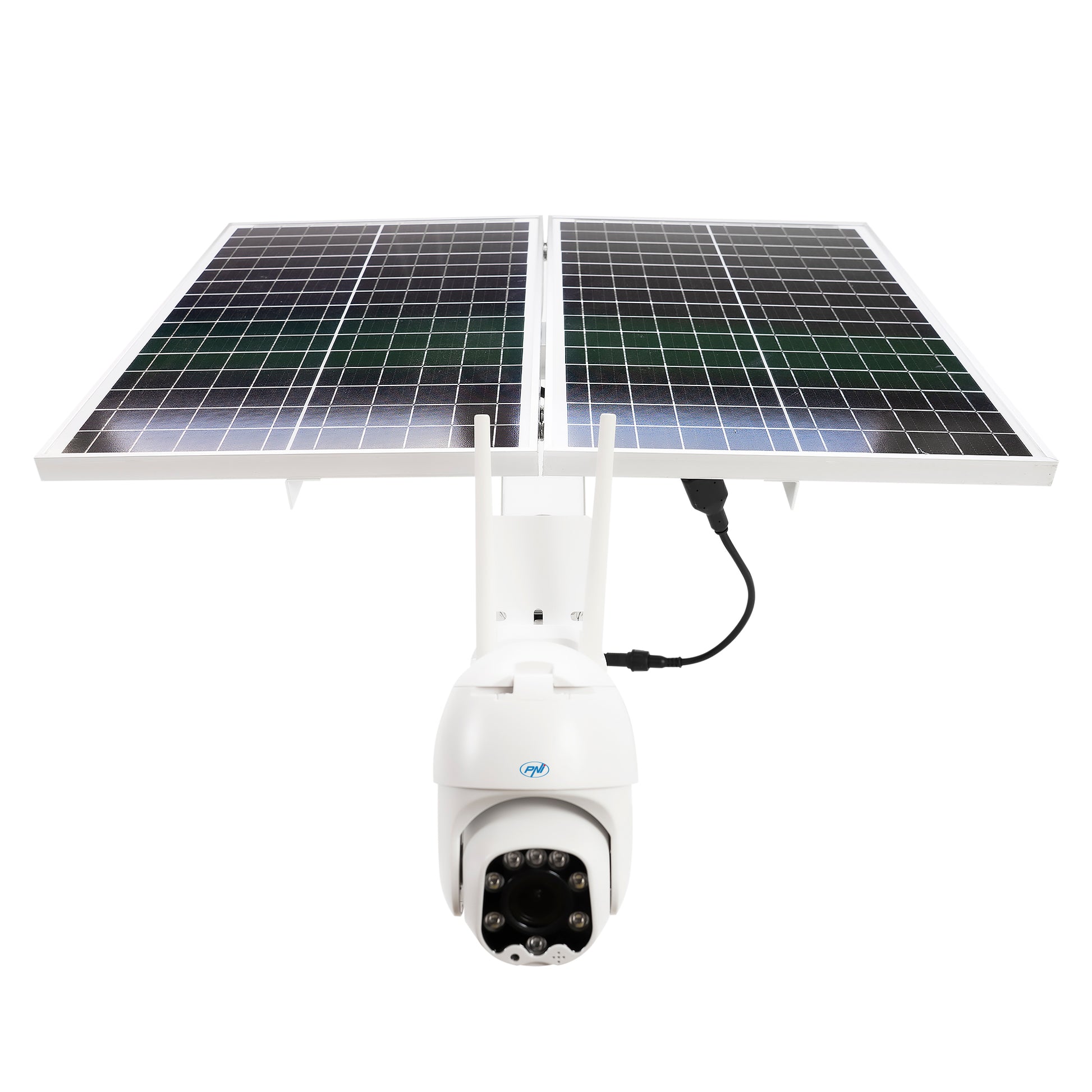 Camera supraveghere video PNI IP60 live PTZ cu panou solar, 2MP, GSM 4G, slot SIM zoom optic 5X
