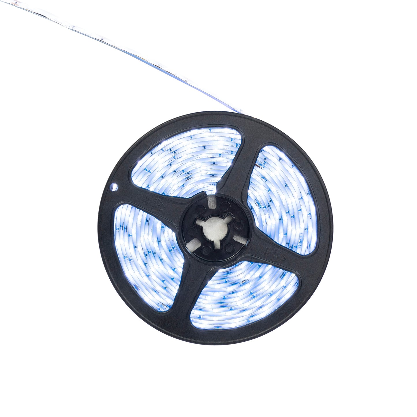 Banda LED PNI 2835W, 300 LED-uri, alb rece 6000K, 860lm, dimabil, buton touch, alimentator 230V, silicon, 5 metri, IP65