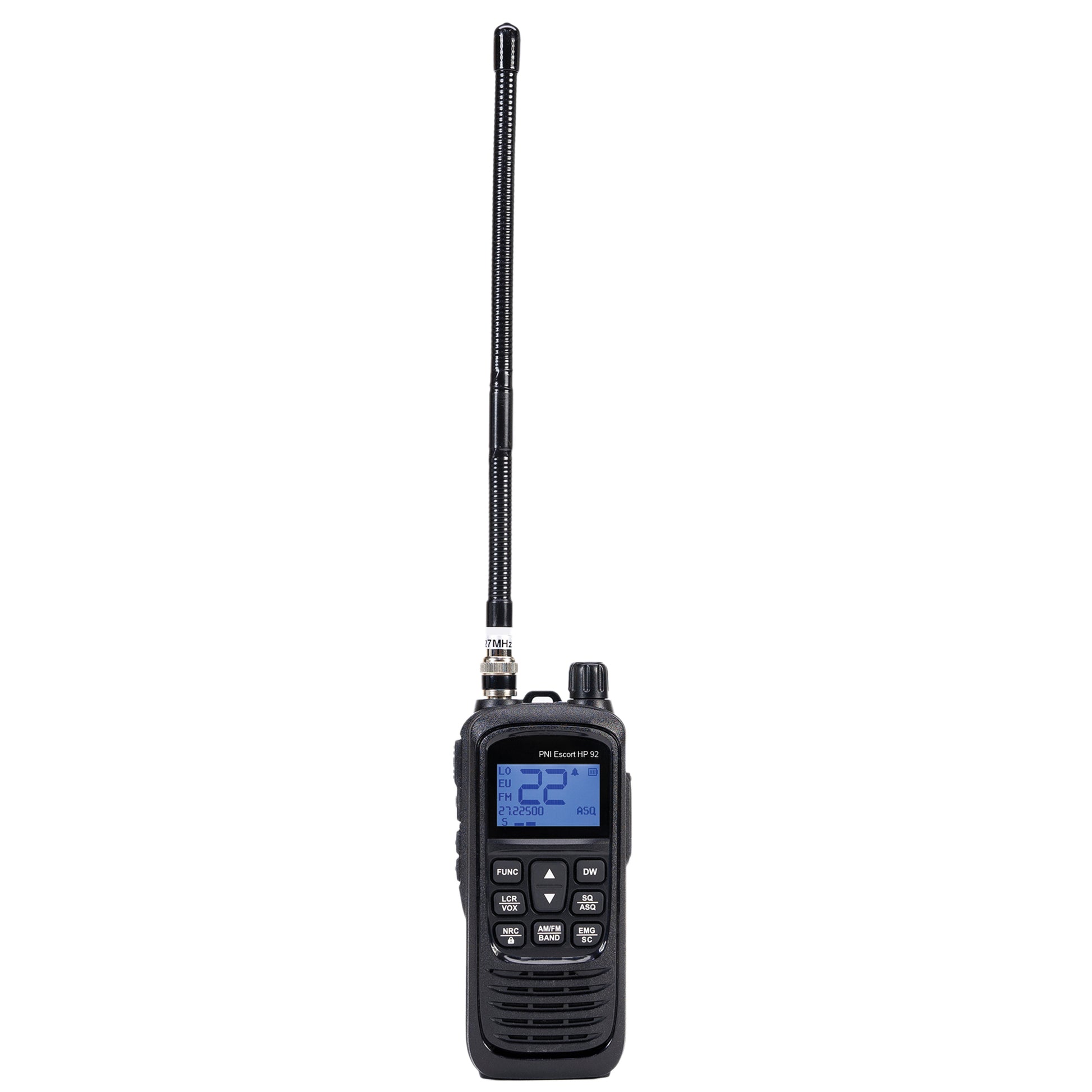 Statie radio CB portabila PNI Escort HP 92 multi standard, 4W, AM-FM, NRC, Dual Watch, Roger Beep, ASQ SQ reglabil, VOX, 12V-24V