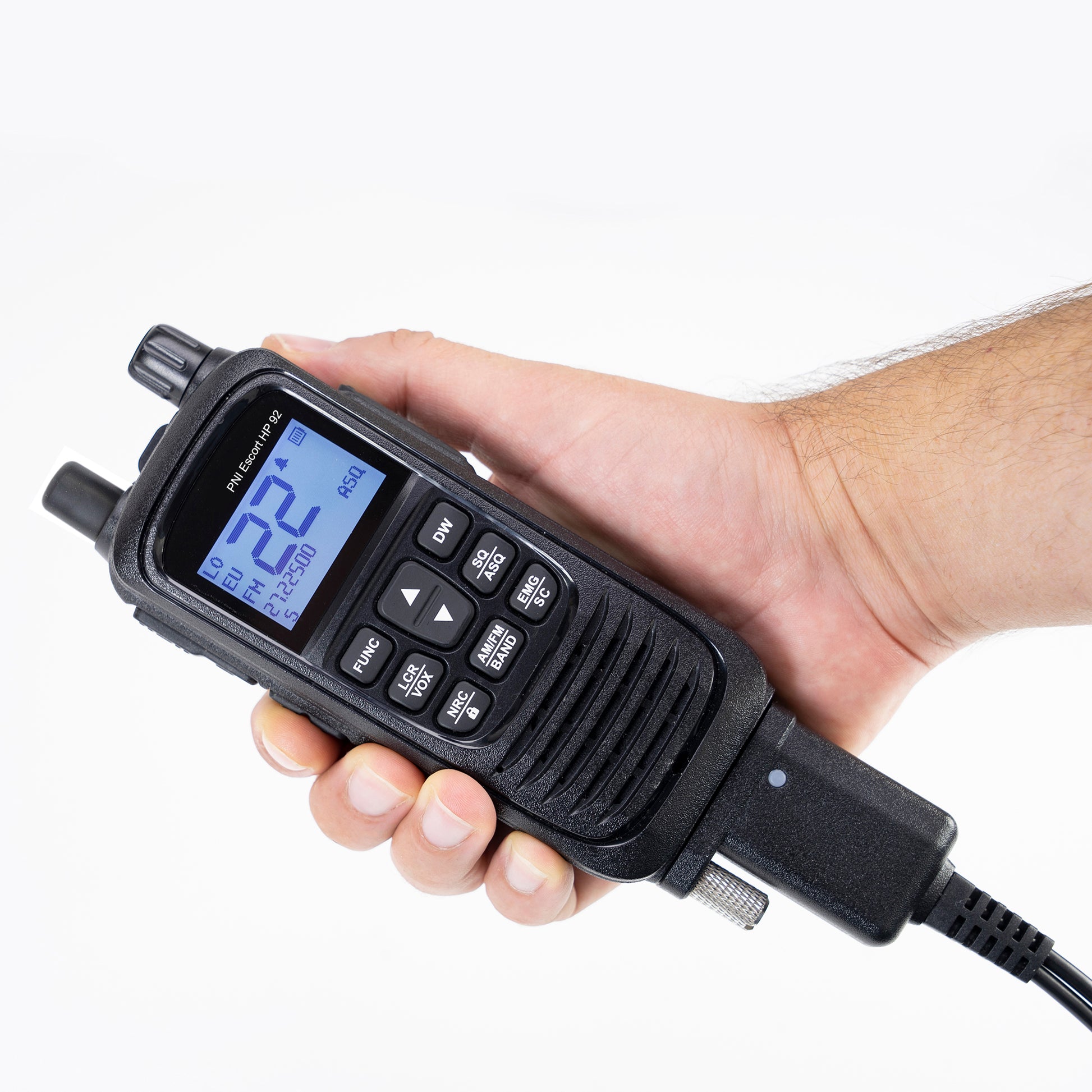 Statie radio CB portabila PNI Escort HP 92 multi standard, 4W, AM-FM, NRC, Dual Watch, Roger Beep, ASQ SQ reglabil, VOX, 12V-24V
