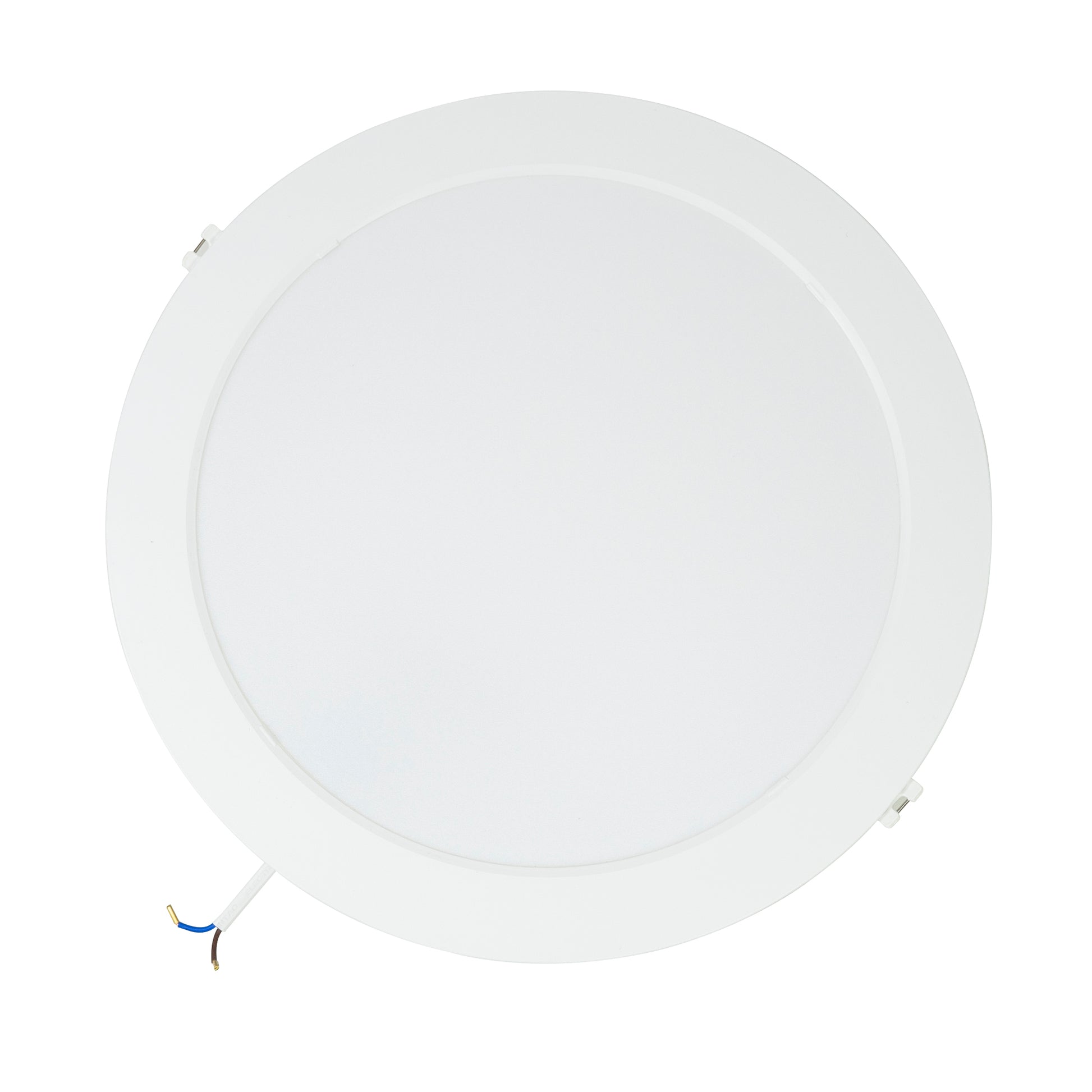 Plafoniera LED PNI D-Light 2402W 24W, incastrabila, rotunda 29 cm, 6500K, alimentare 230V, 2640 lm, alb
