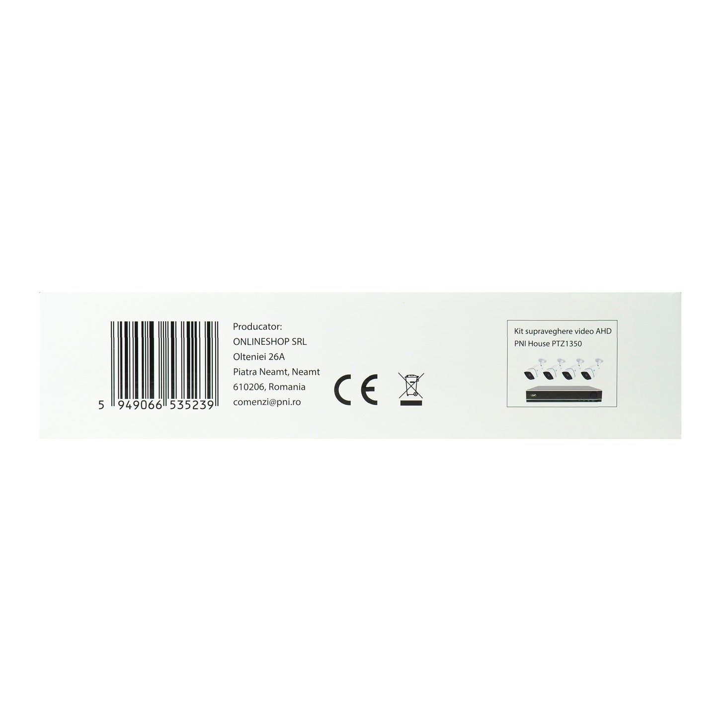 Switch PNI SW016, 16 x 10/100/1000 Mbps, Gigabit, carcasa metalica, fara ventilator, plug & play, protectie fulger 4KV