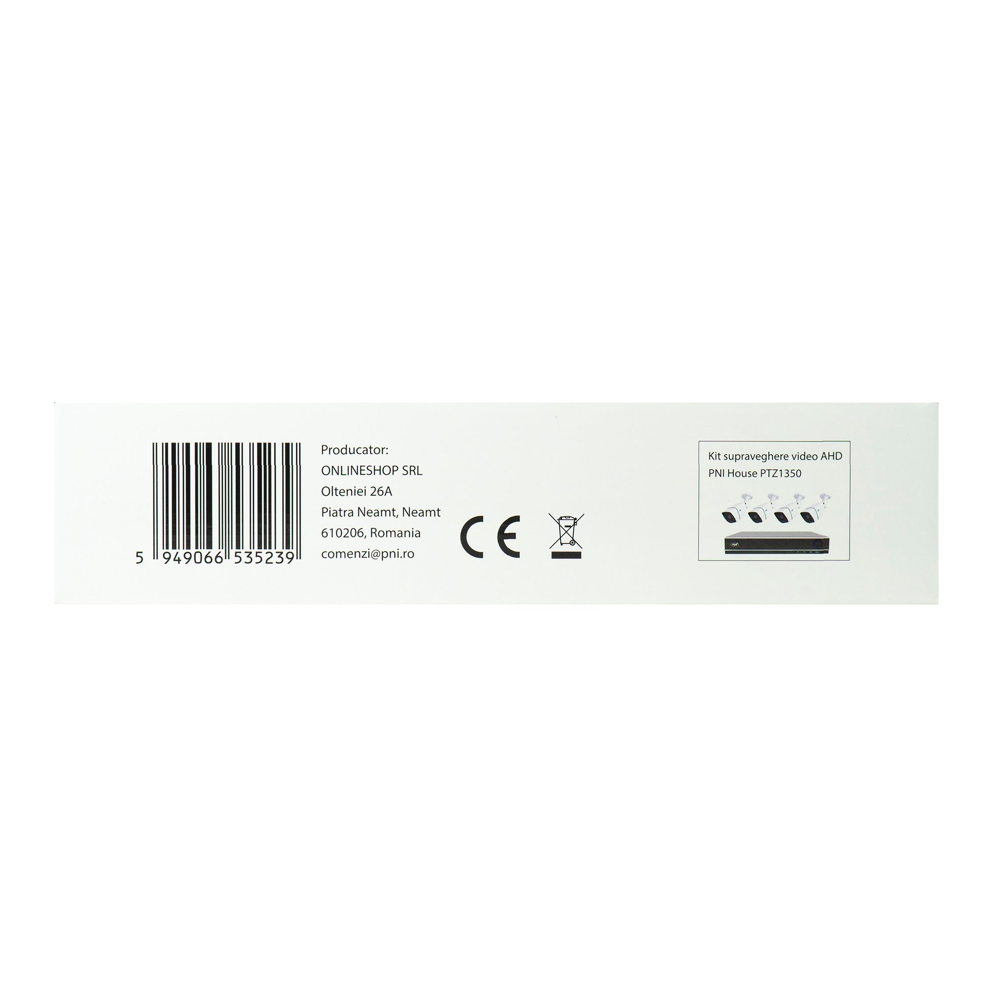 Switch PNI SW016, 16 x 10/100/1000 Mbps, Gigabit, carcasa metalica, fara ventilator, plug & play, protectie fulger 4KV