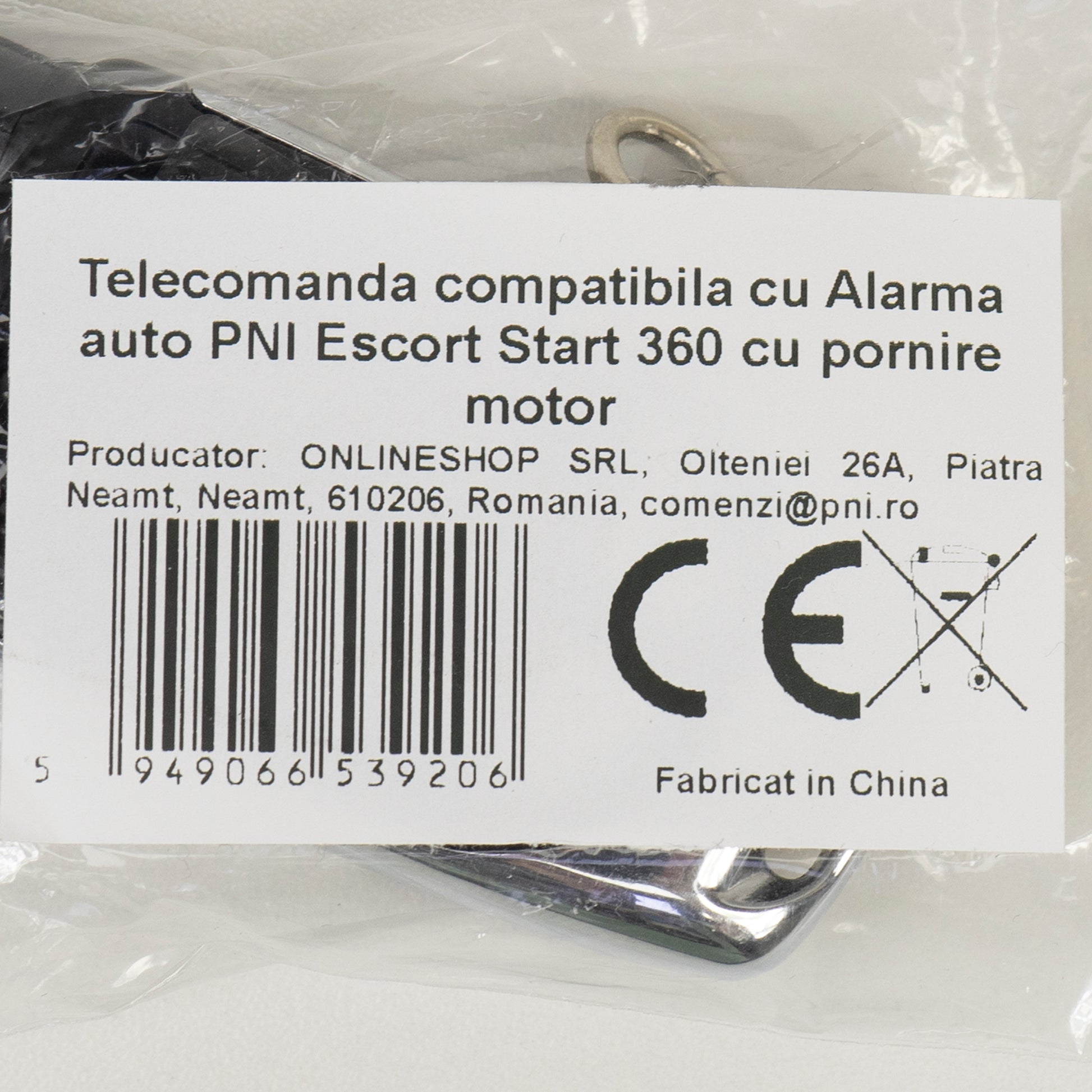 Telecomanda compatibila cu Alarma auto PNI Escort Start 360 cu pornire motor