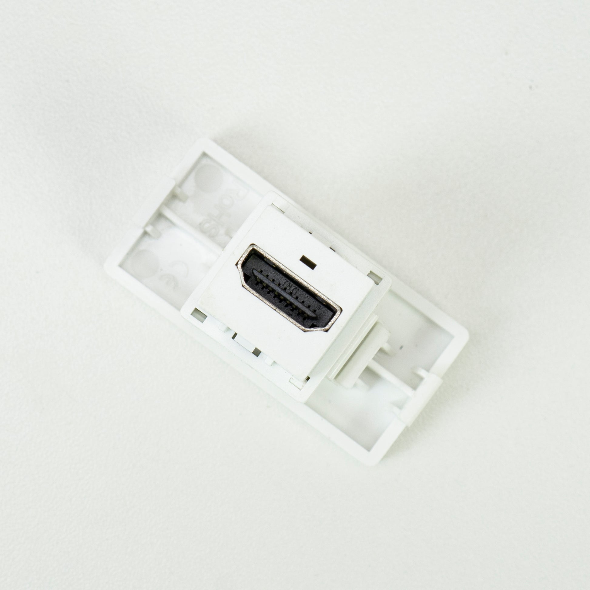 Priza HDMI PNI HD01 modulara, montaj incastrat, alb