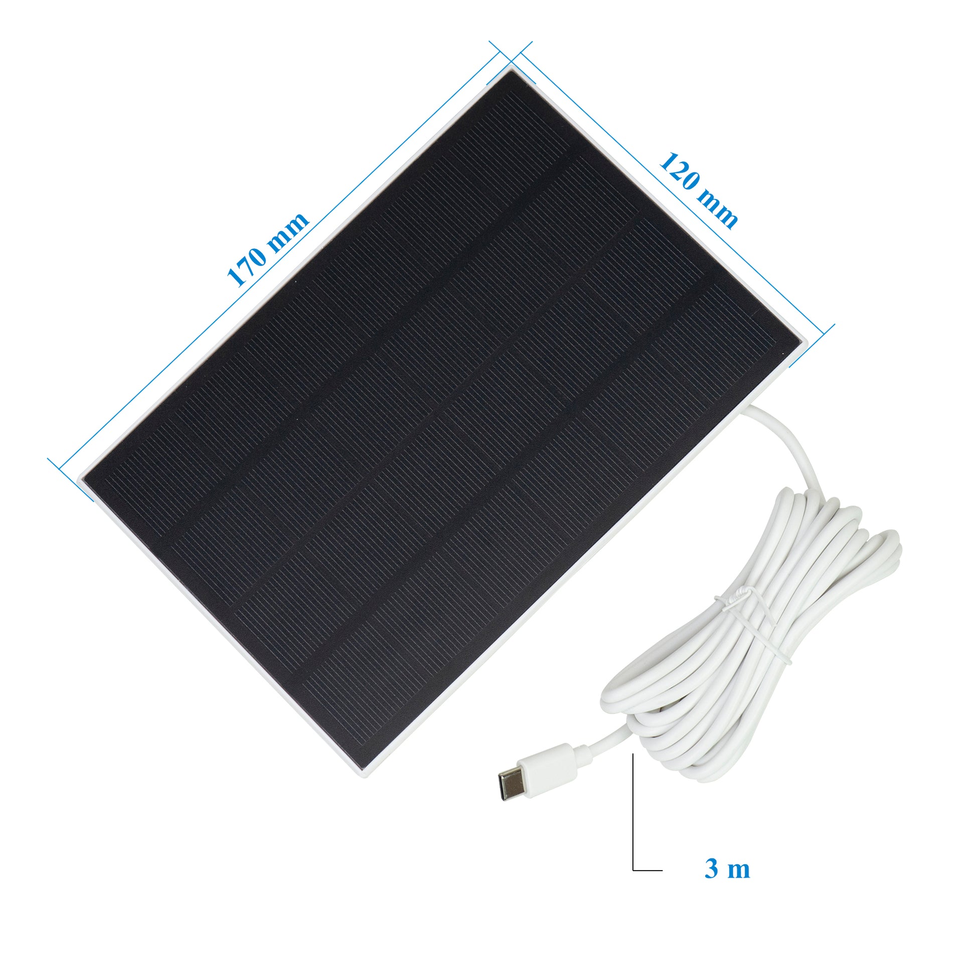 Camera supraveghere video PNI IP774 4MP, panou solar 3W, acumulator 4000mAh incorporat, detectie miscare, slot card micro SD, vizibilitate nocturna, audio bidirectional