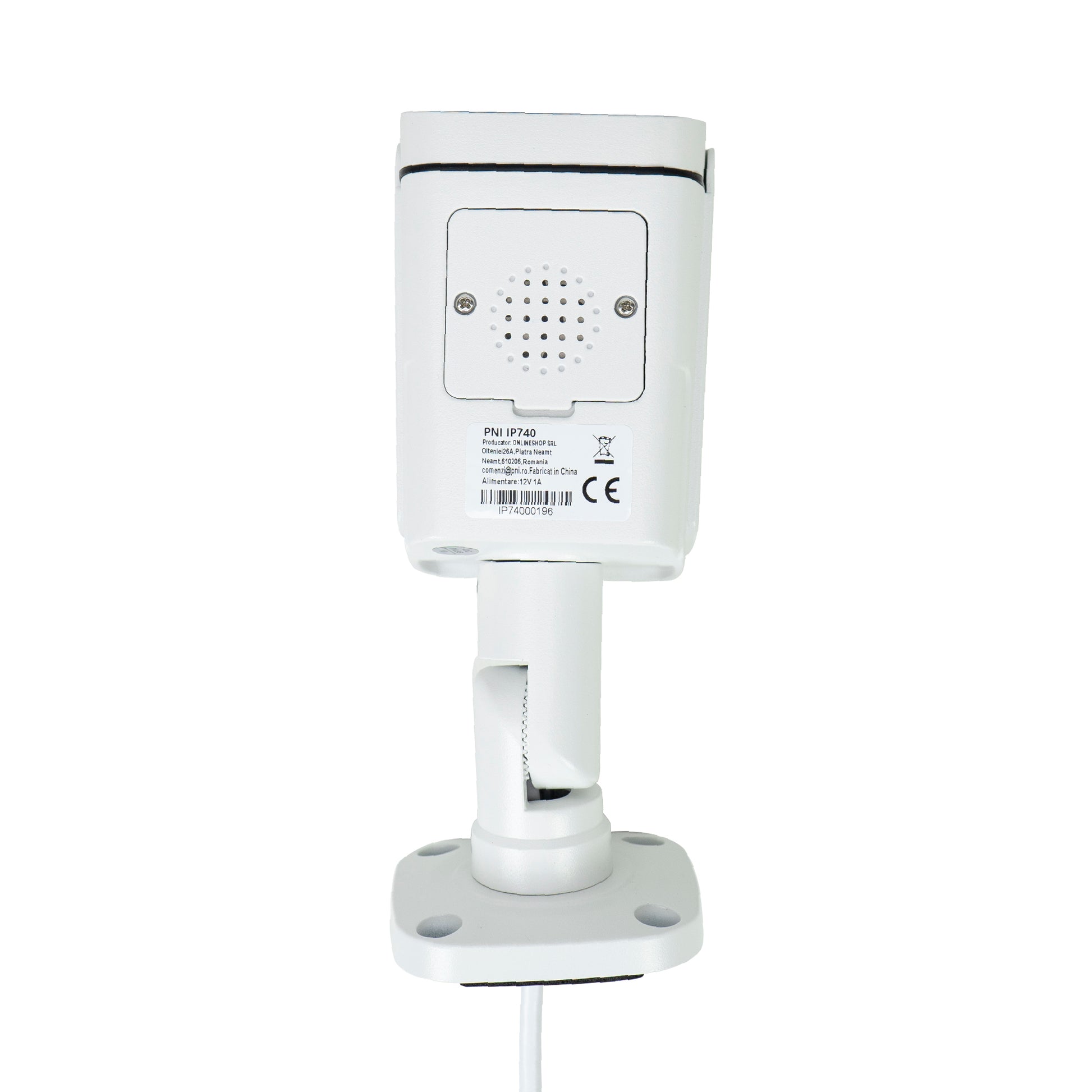 Camera supraveghere video PNI IP740 4MP, 6 LED-uri IR, IP66, alb atât cu NVR, cât și stand alone rezoluție 4MP 2560 x 1440 px prin APP HiAi sau compatibila cu NVR PNI IP816