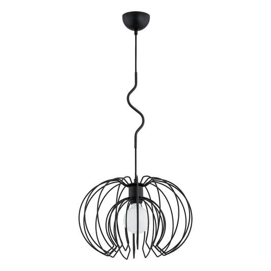 Corp de iluminat suspendat ADVITI BOLA 1P AD-LD-6221BE27, E27, maxim 60W, negru