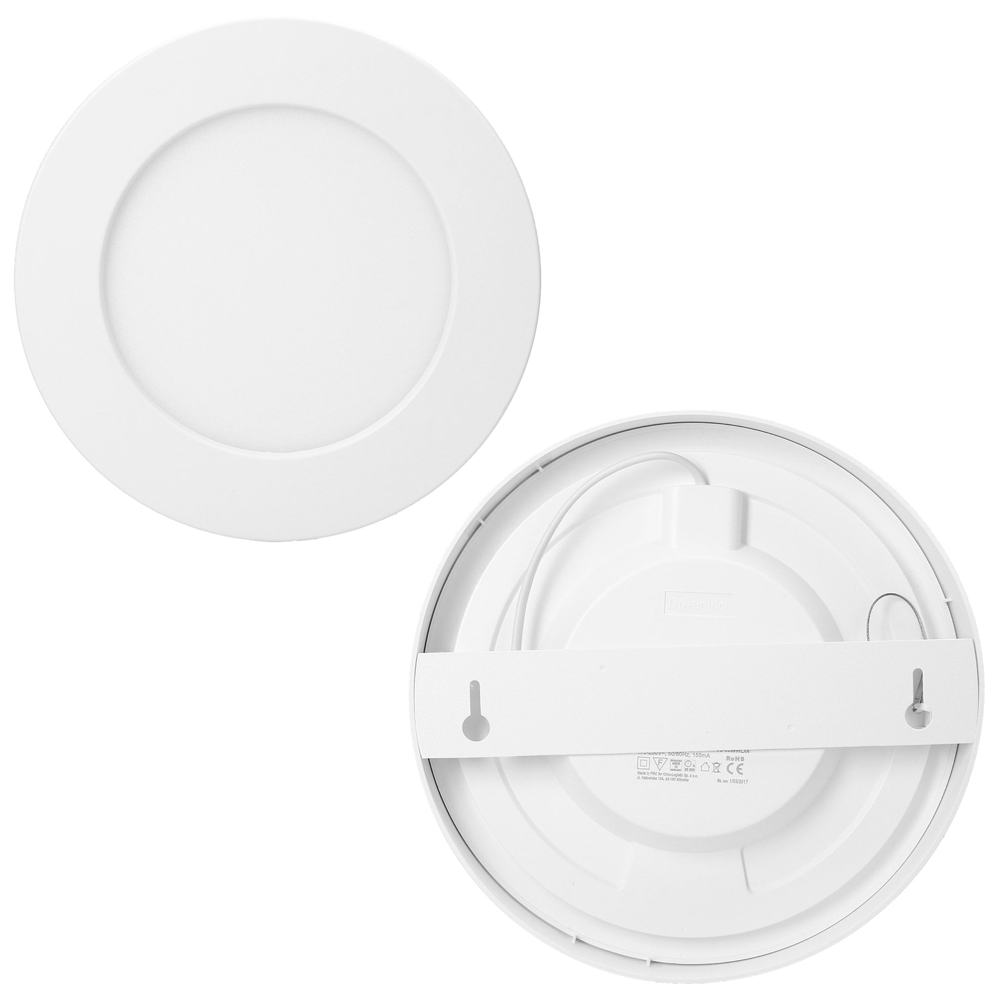 Aplica ADVITI CITY AD-OD-6059WLX3, LED SMD, 20W, 1400lm, 3000K, IP20, alb