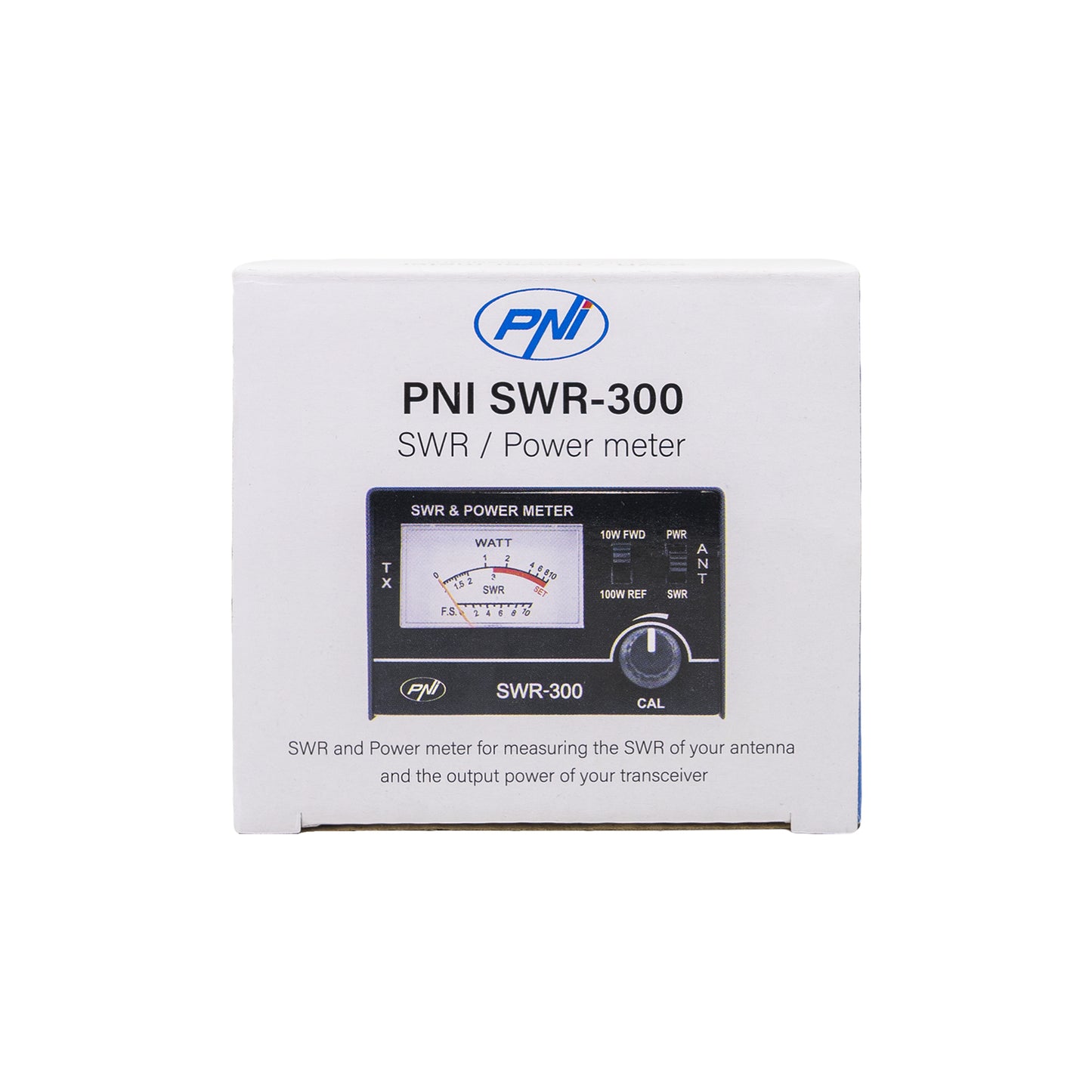 Reflectometru PNI SWR-300 PWR-SWR Meter, pentru masurare SWR antene radio in frecventa 26-30Mhz si putere statii radio CB