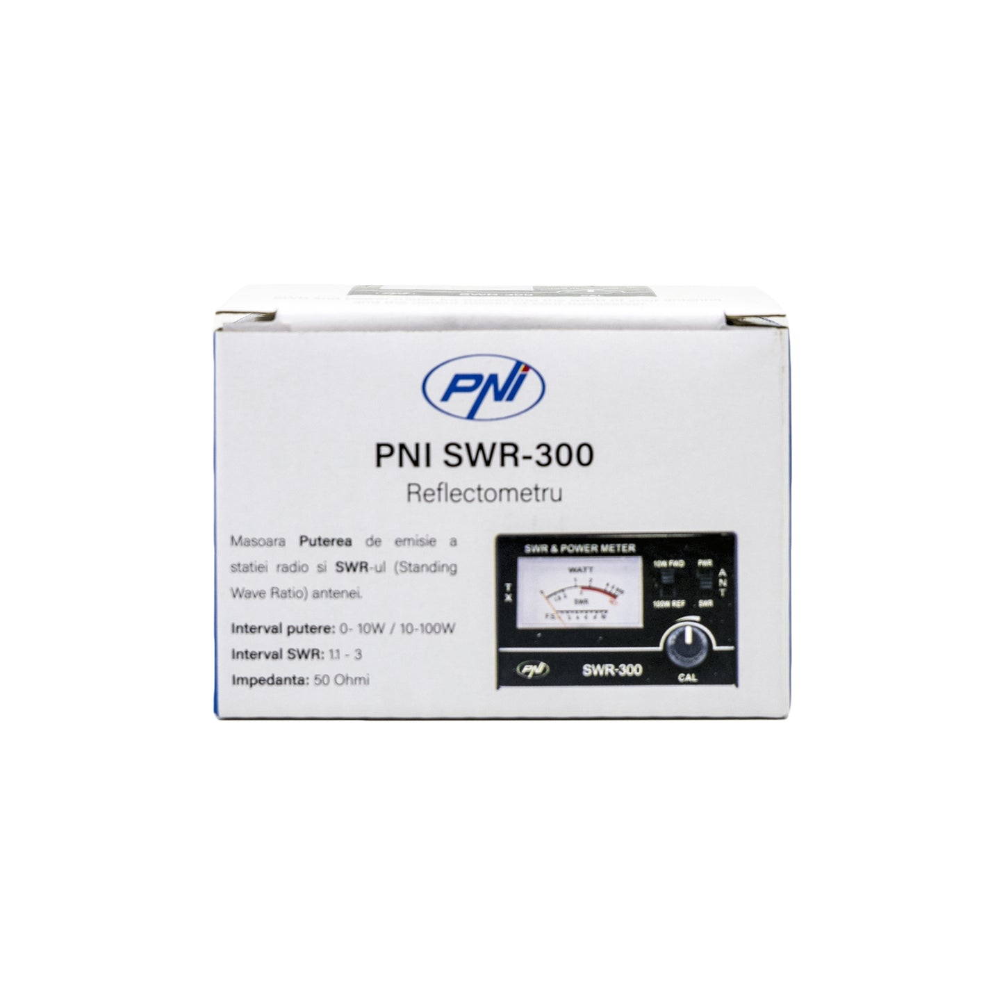 Reflectometru PNI SWR-300 PWR-SWR Meter, pentru masurare SWR antene radio in frecventa 26-30Mhz si putere statii radio CB