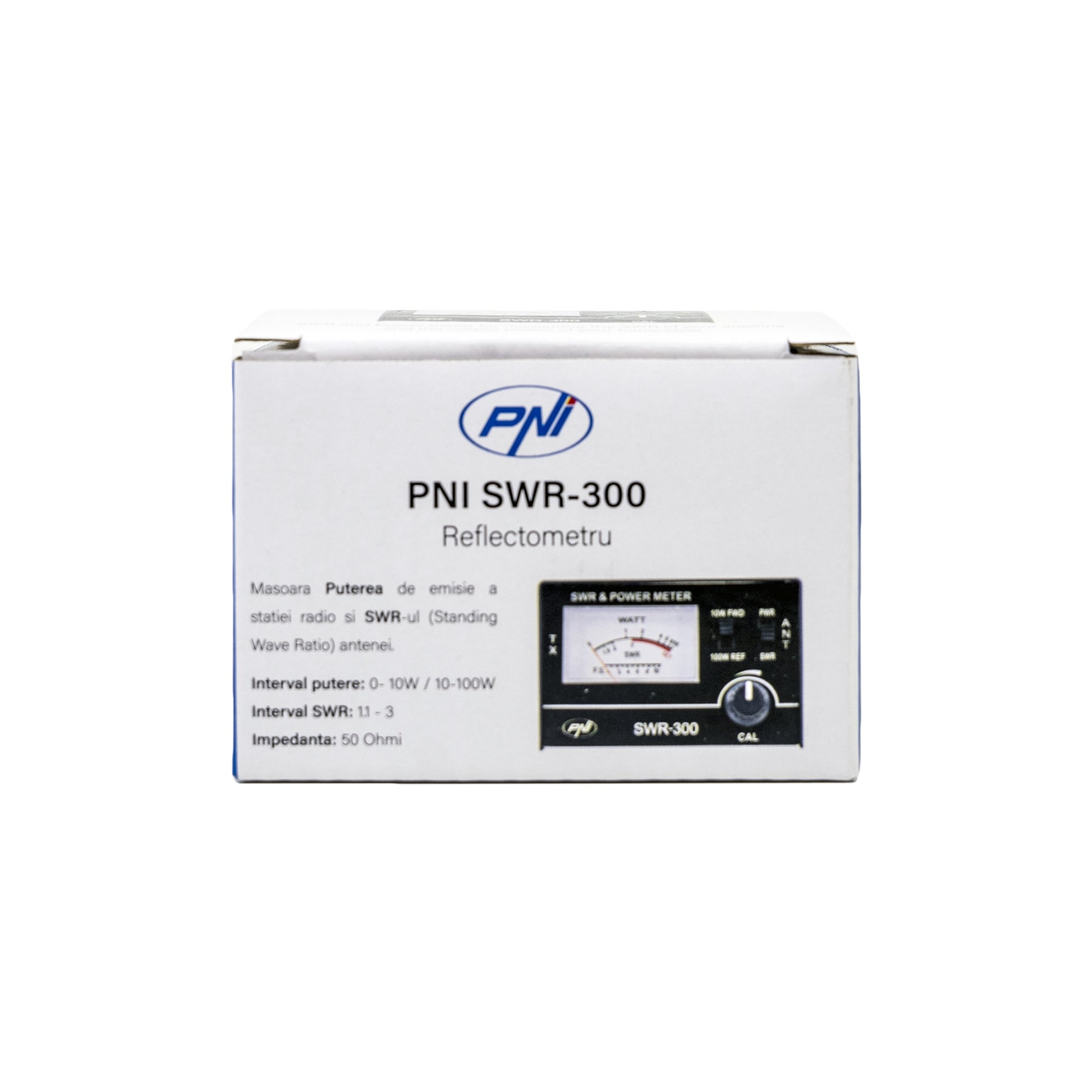 Reflectometru PNI SWR-300 PWR-SWR Meter, pentru masurare SWR antene radio in frecventa 26-30Mhz si putere statii radio CB