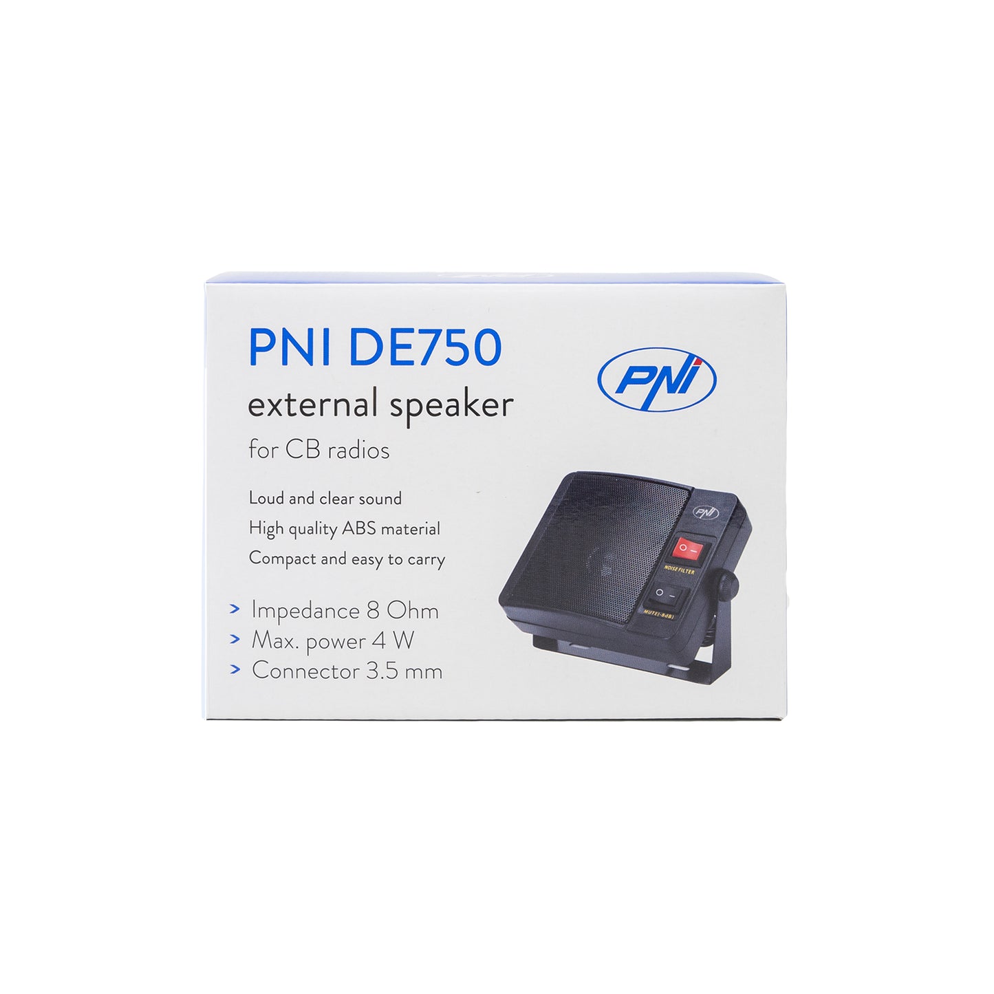 Difuzor extern PNI DE750 pentru statii radio CB, 8 Ohmi, 4 W, difuzor 3 inch, jack 3.5 mm