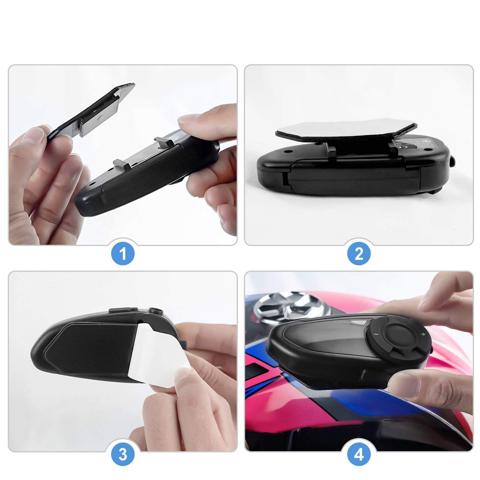 Sistem comunicare moto PNI BTH03 pentru casca inchisa sau deschisa