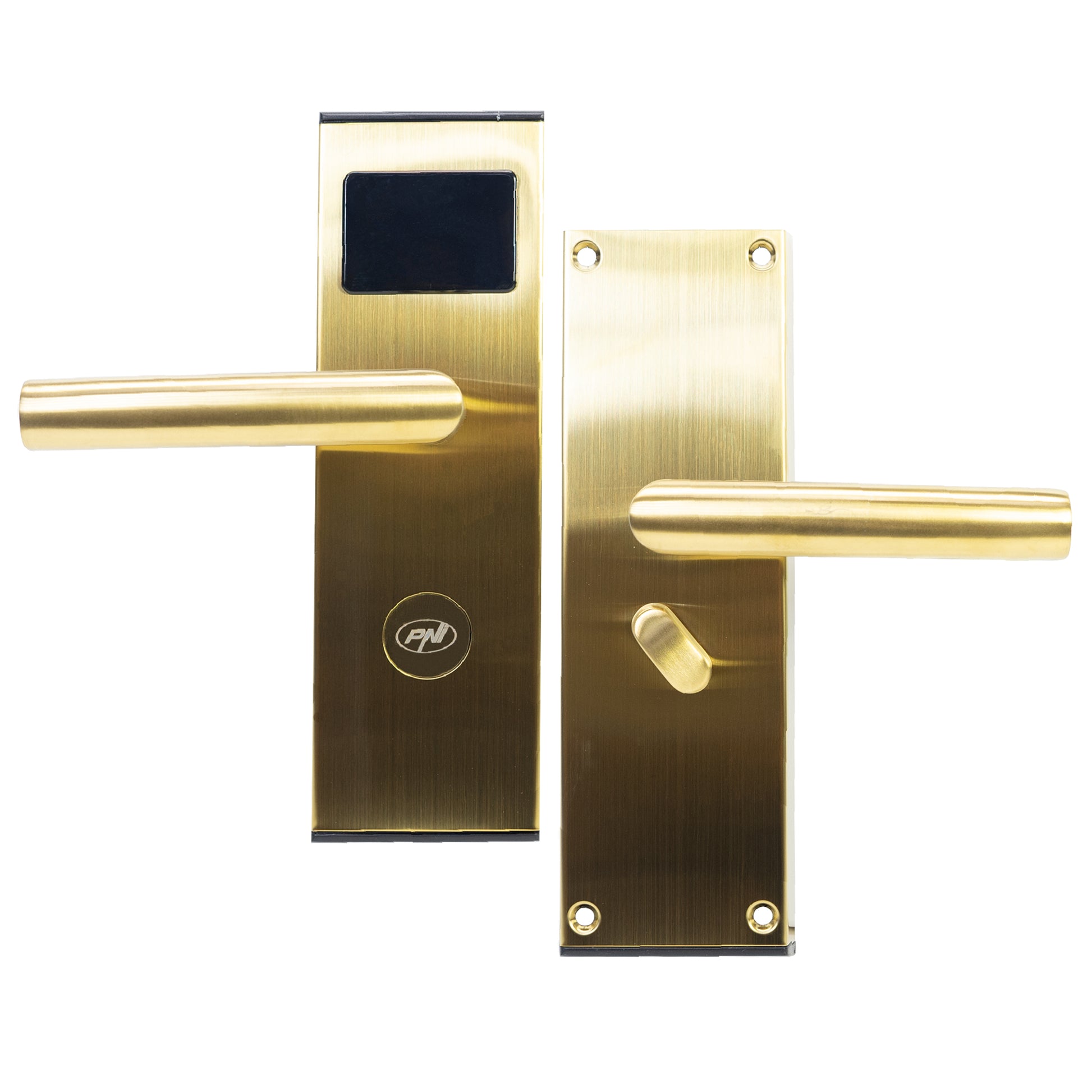 Yala control acces hotelier PNI CH2000R PRO Gold cu cititor de card deschidere pe partea dreapta