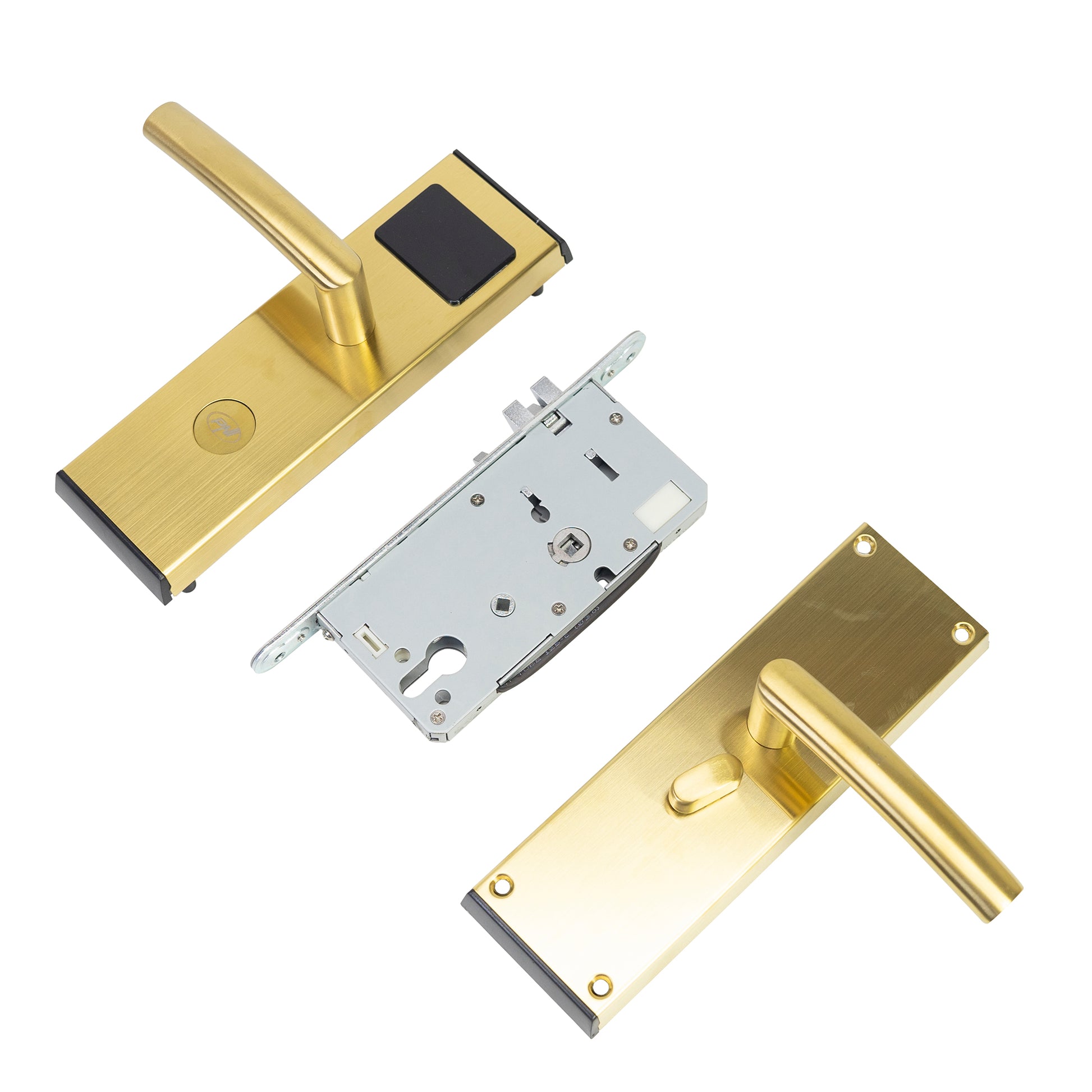 Yala control acces hotelier PNI CH2000R PRO Gold cu cititor de card deschidere pe partea dreapta