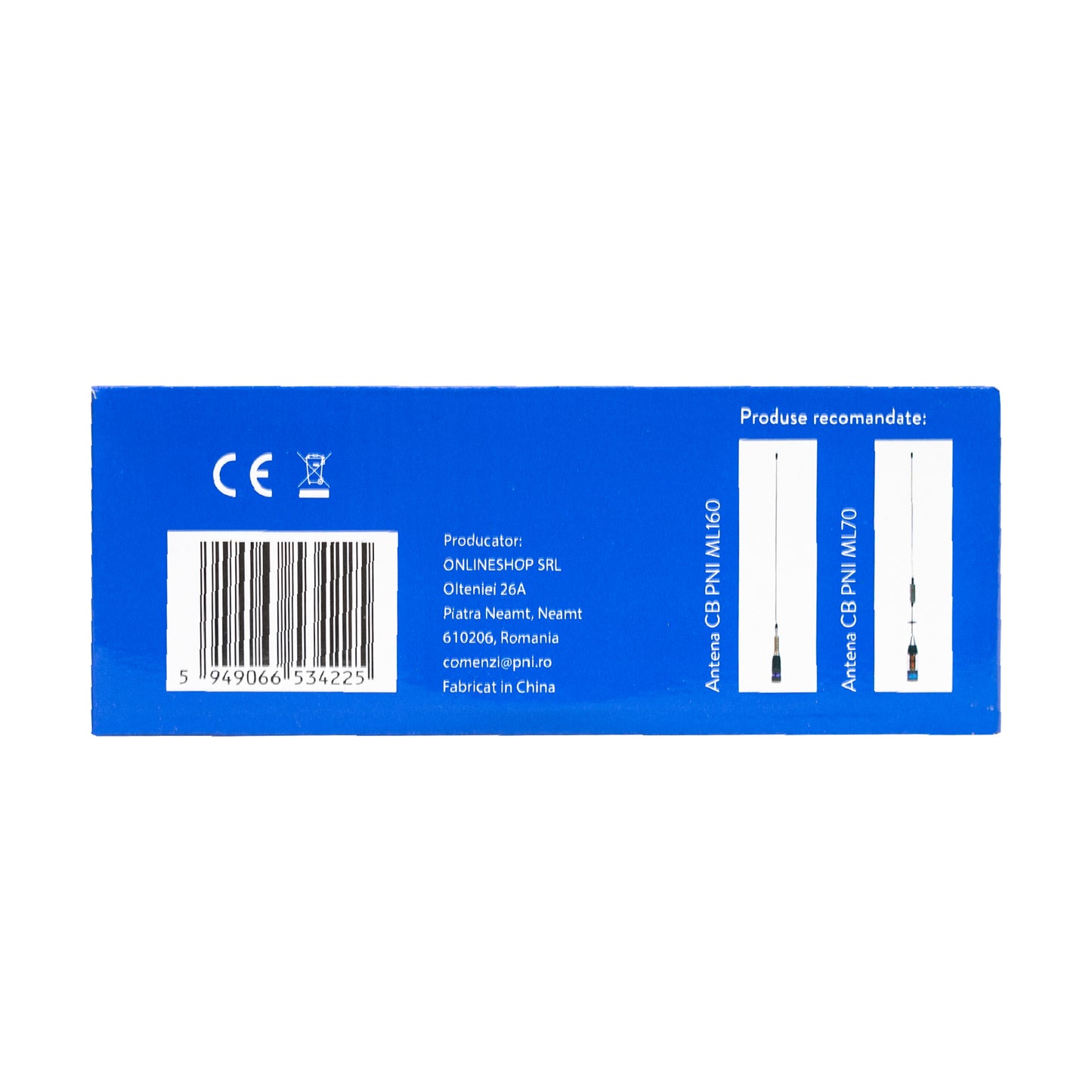 Baza magnetica PNI 170/PL 170 mm, slim, contine cablu 4m si mufa PL259