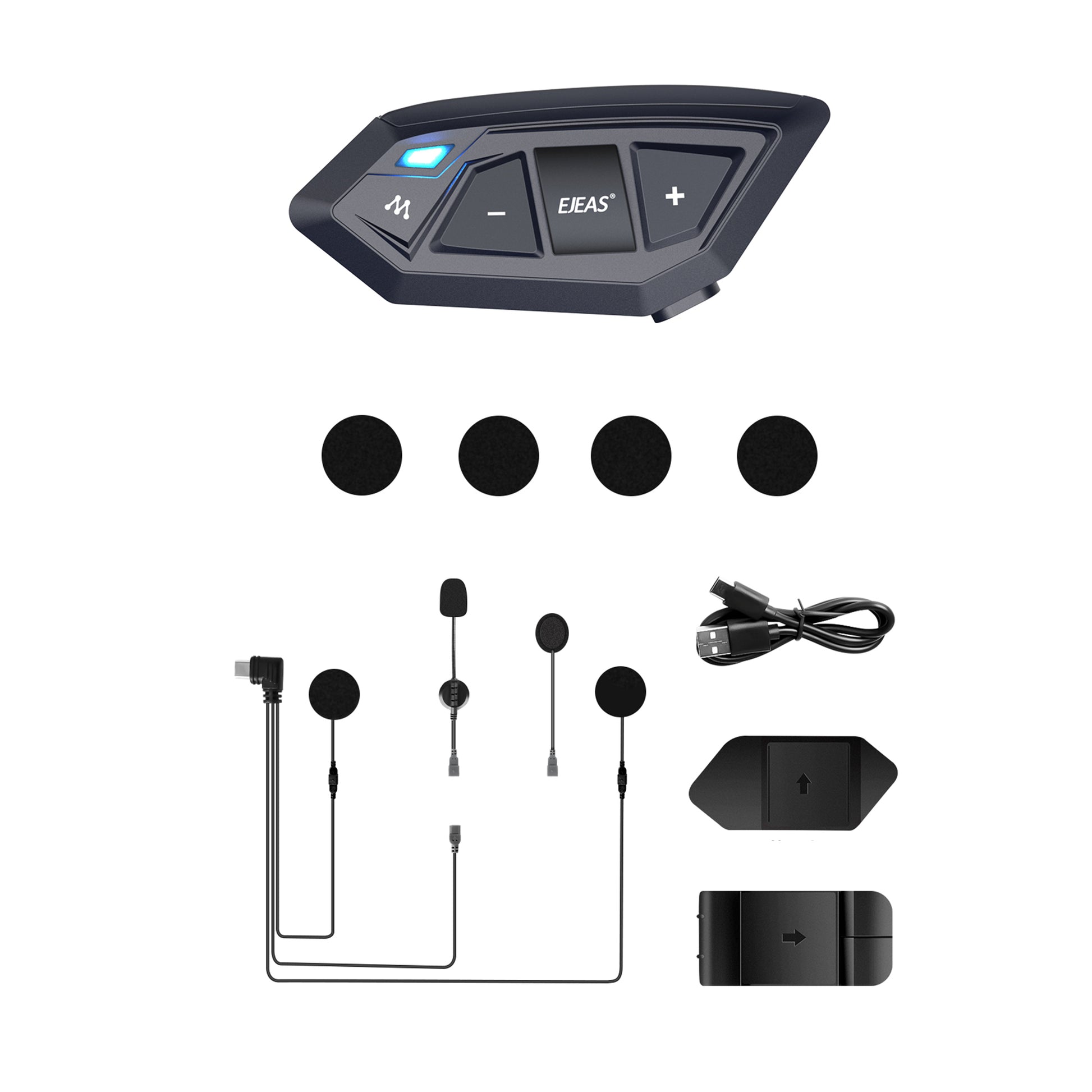 Sistem comunicare moto PNI BTH02 Mesh pentru casca inchisa sau deschisa, maxim 20 utilizatori, IP67, Bluetooth 5.1