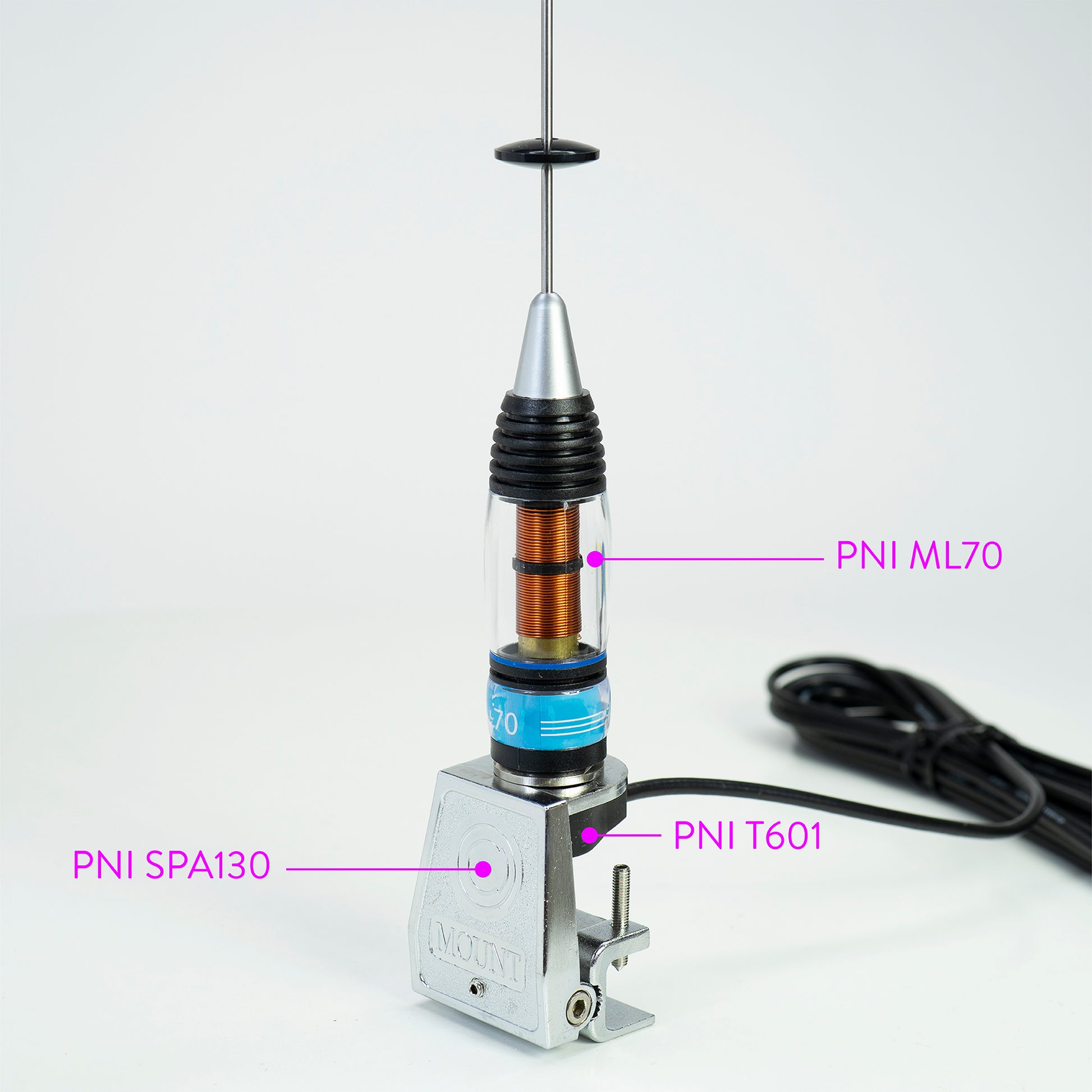 Bax 50 bucati antene CB PNI ML70, lungime 70cm, 26-30MHz, 200W, fara accesorii
