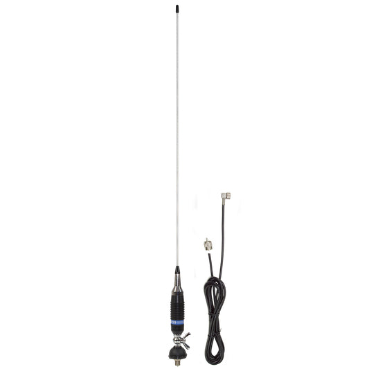 Bax 50 bucati antene CB PNI S9 cu fluture lungime spic 120 cm cu cablu RG58 de 4 m