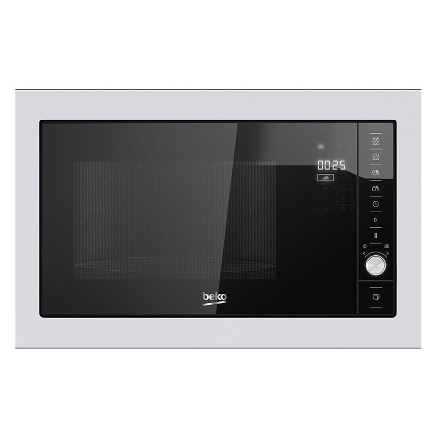 Kit Cuptor cu microunde incorporabil Beko MGB25332BG, 900 W, 25 L, functie auto cook, gri/negru + Sticky Pad Blue