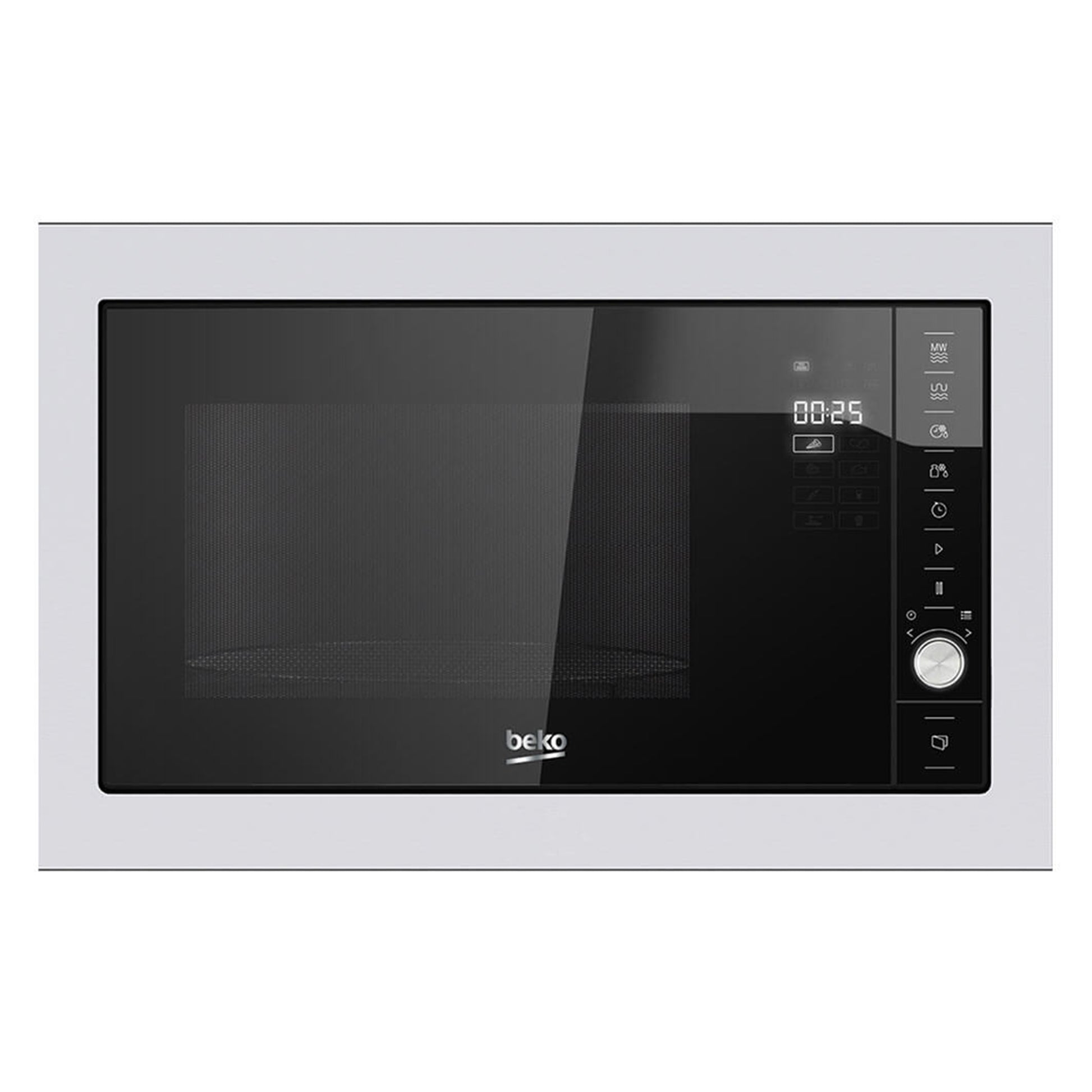 Kit Cuptor cu microunde incorporabil Beko MGB25332BG, 900 W, 25 L, functie auto cook, gri/negru + Sticky Pad Blue