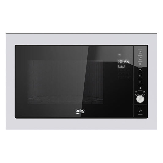 Kit Cuptor cu microunde incorporabil Beko MGB25332BG, 900 W, 25 L, functie auto cook, gri/negru + Sticky Pad Blue